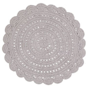 Alma Linen Hand Crochet Children's Rug