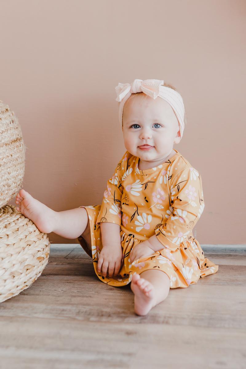 Dandelions In Fall Twirl Bodysuit