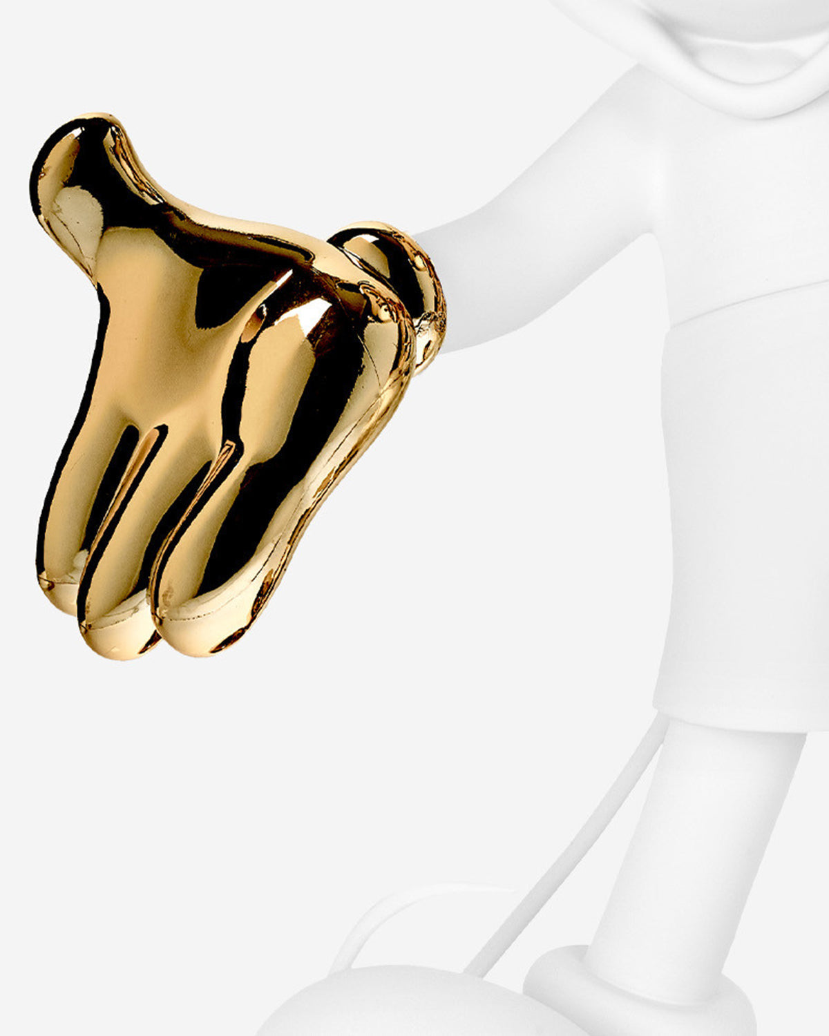 Mickey Mouse Welcome White & Gold 24in