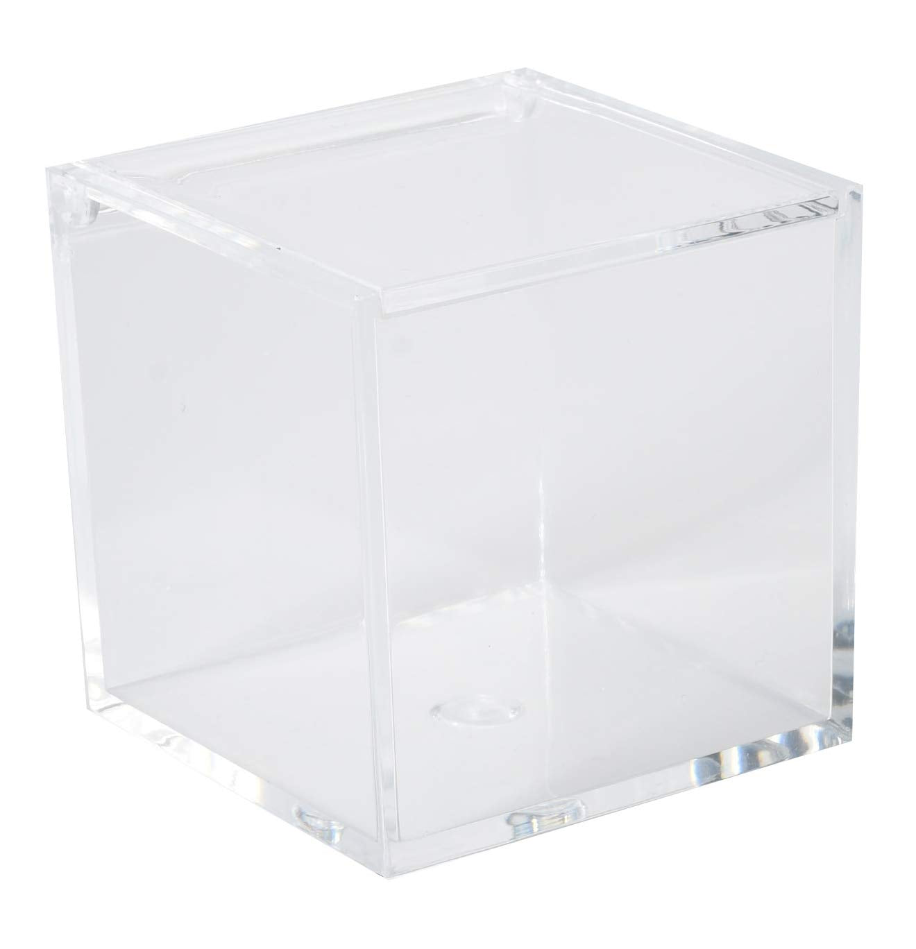 Clear Acrylic Boxes 3.15''x3.15''x3.15'' 8 Pack