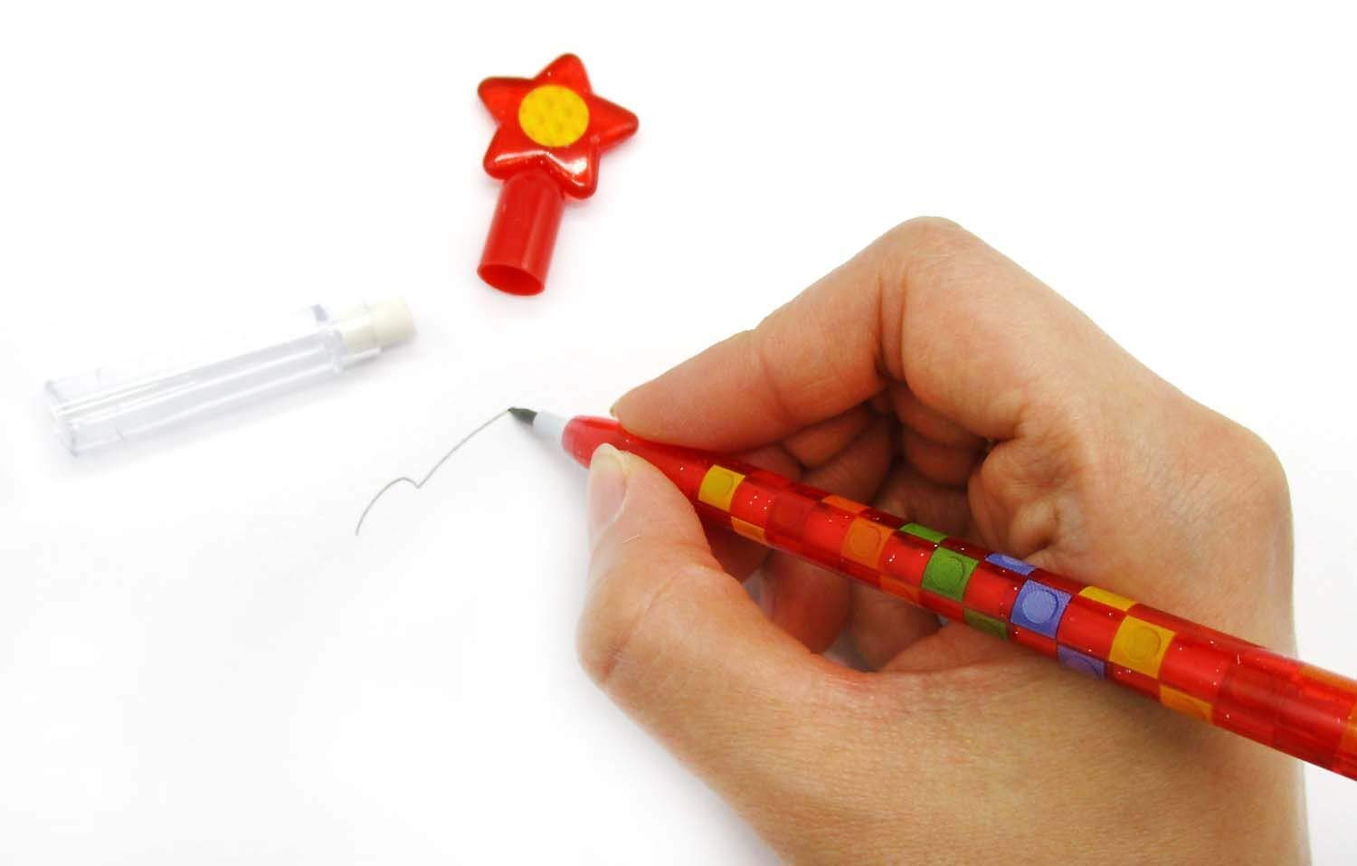 Building Blocks Brick Multi Point Pencils