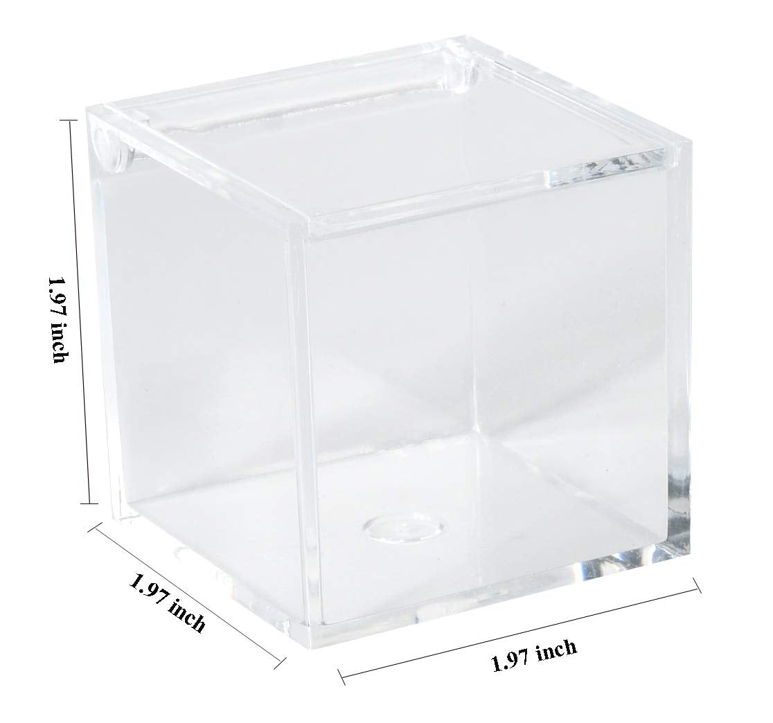 Acrylic Boxes Clear Cubes 1.97x1.97x1.97 16 Pack