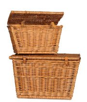 Set of 2 Wicker Trunks