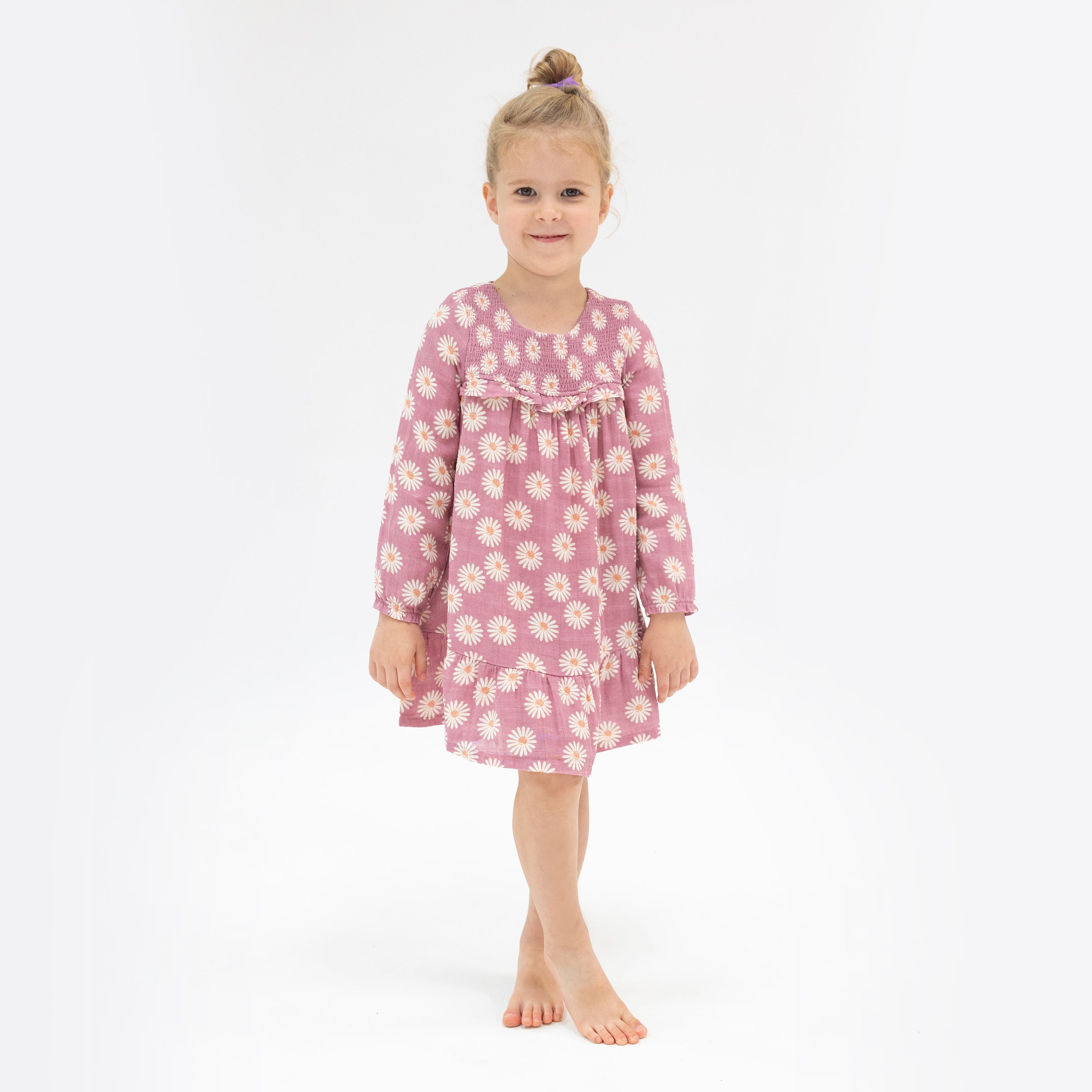 Smocked Ruffle Tiered Dress And Legging - Daisy Dynamo