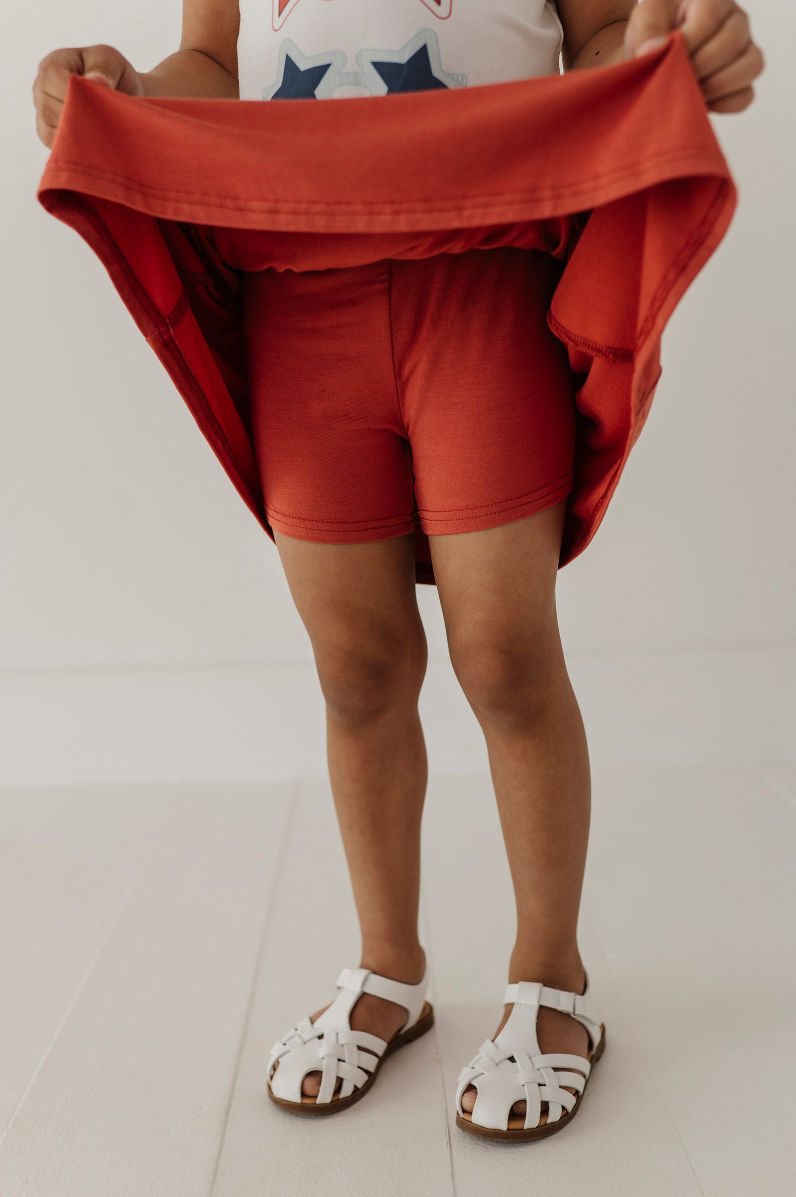 Girl's Skort In Red