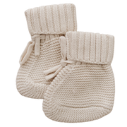Oatmeal Knit Booties