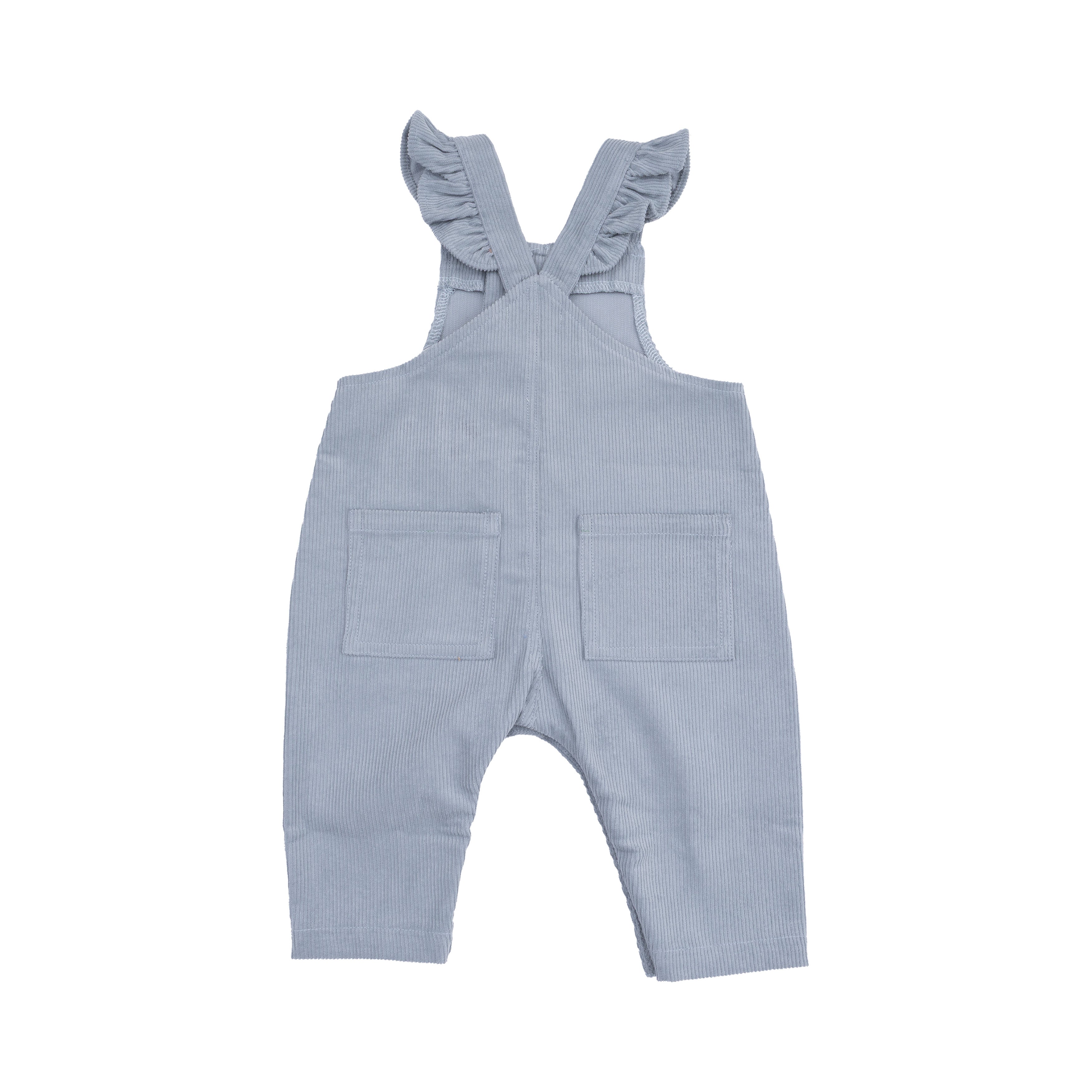 Front Snap Ruffle Overall