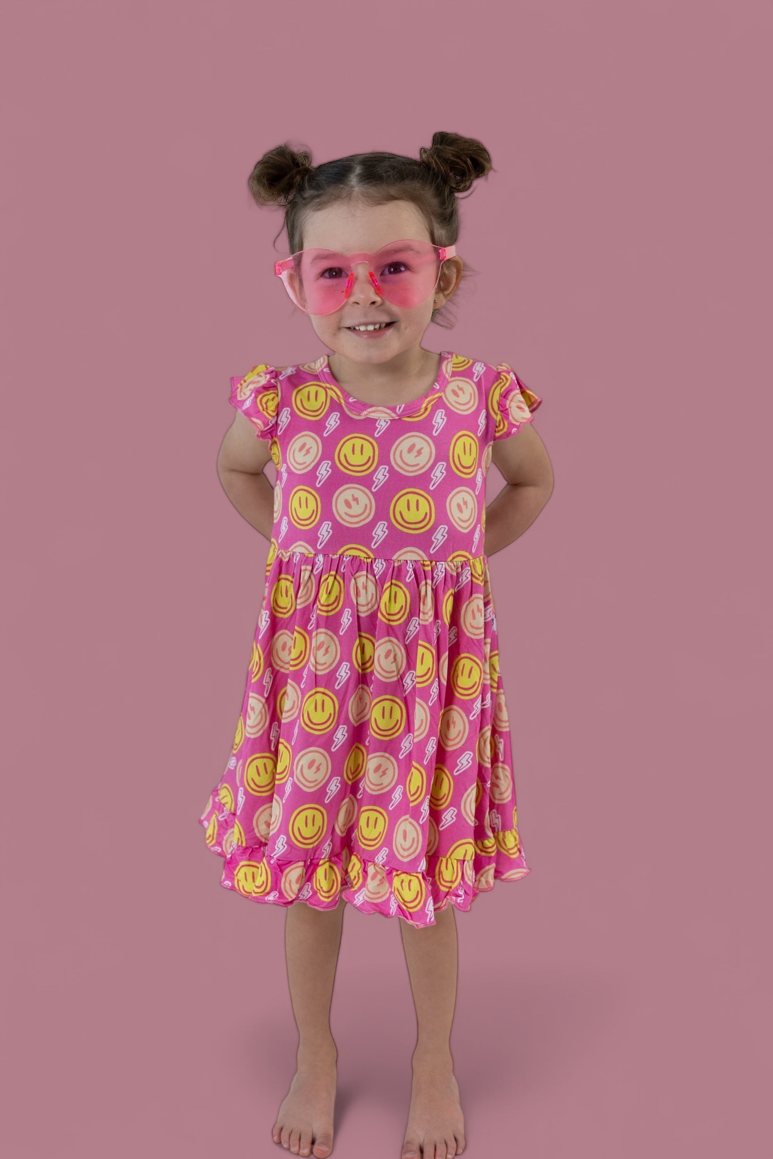 Radiant Smiles Dream Ruffle Dress