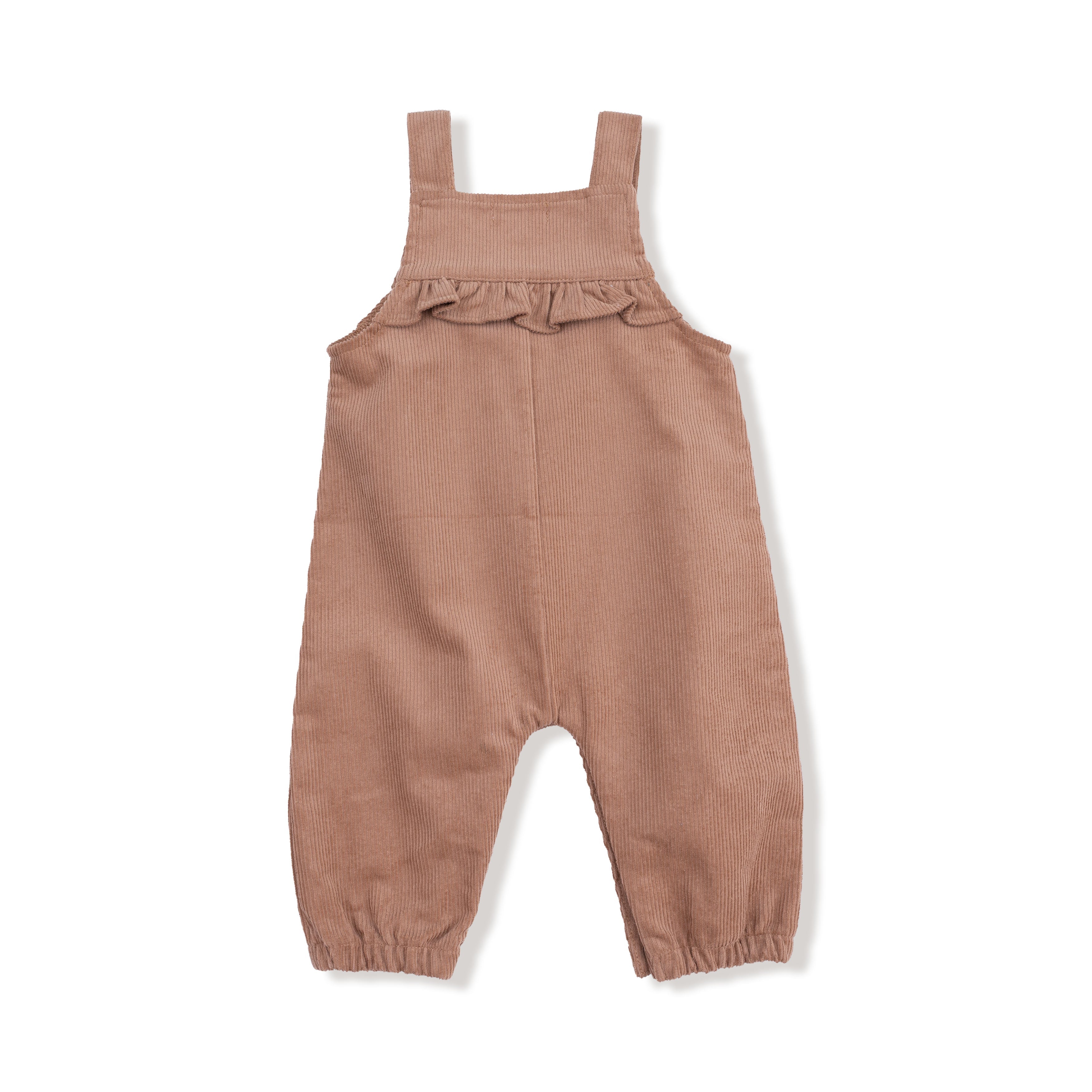 Yoke Ruffle Overall