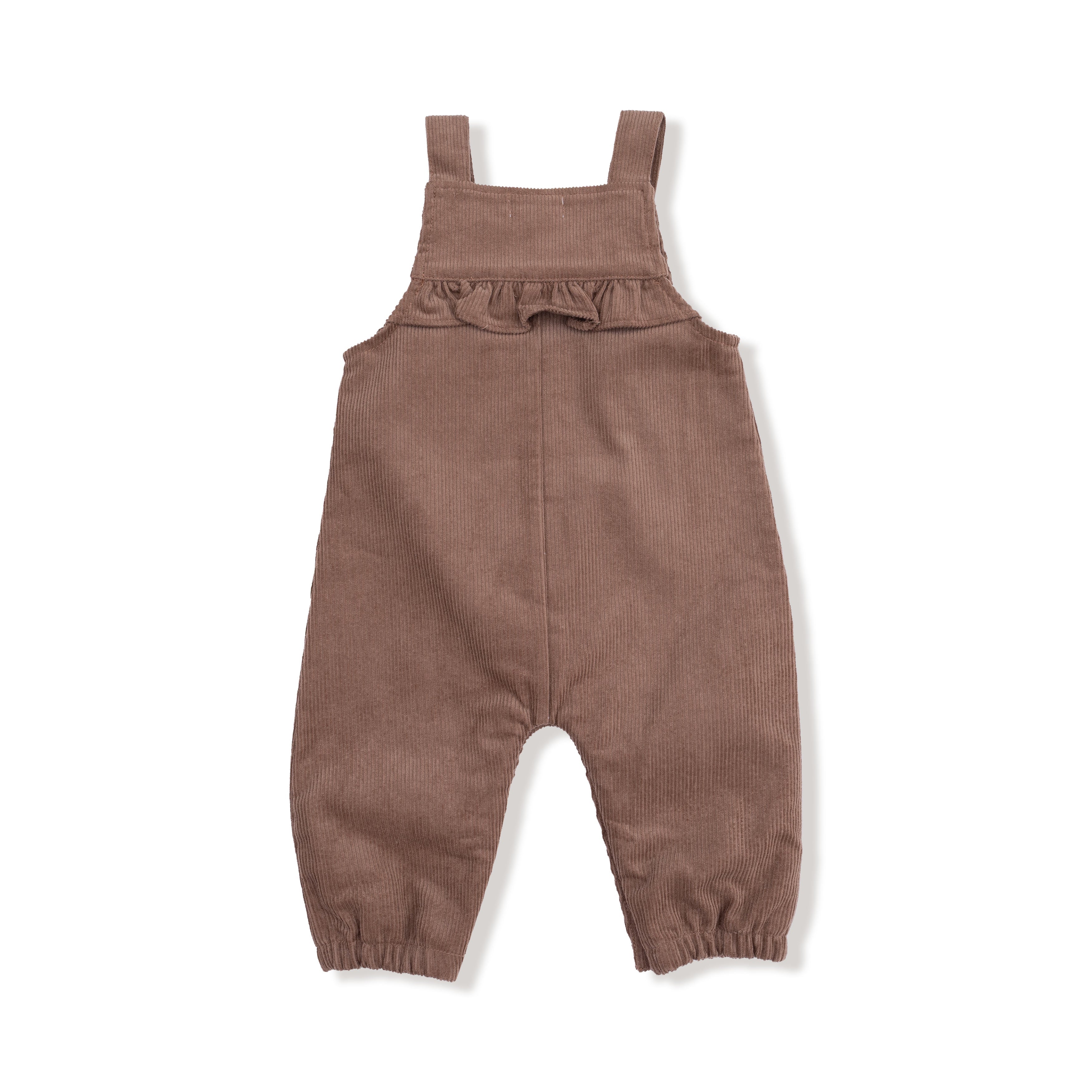 Yoke Ruffle Overall