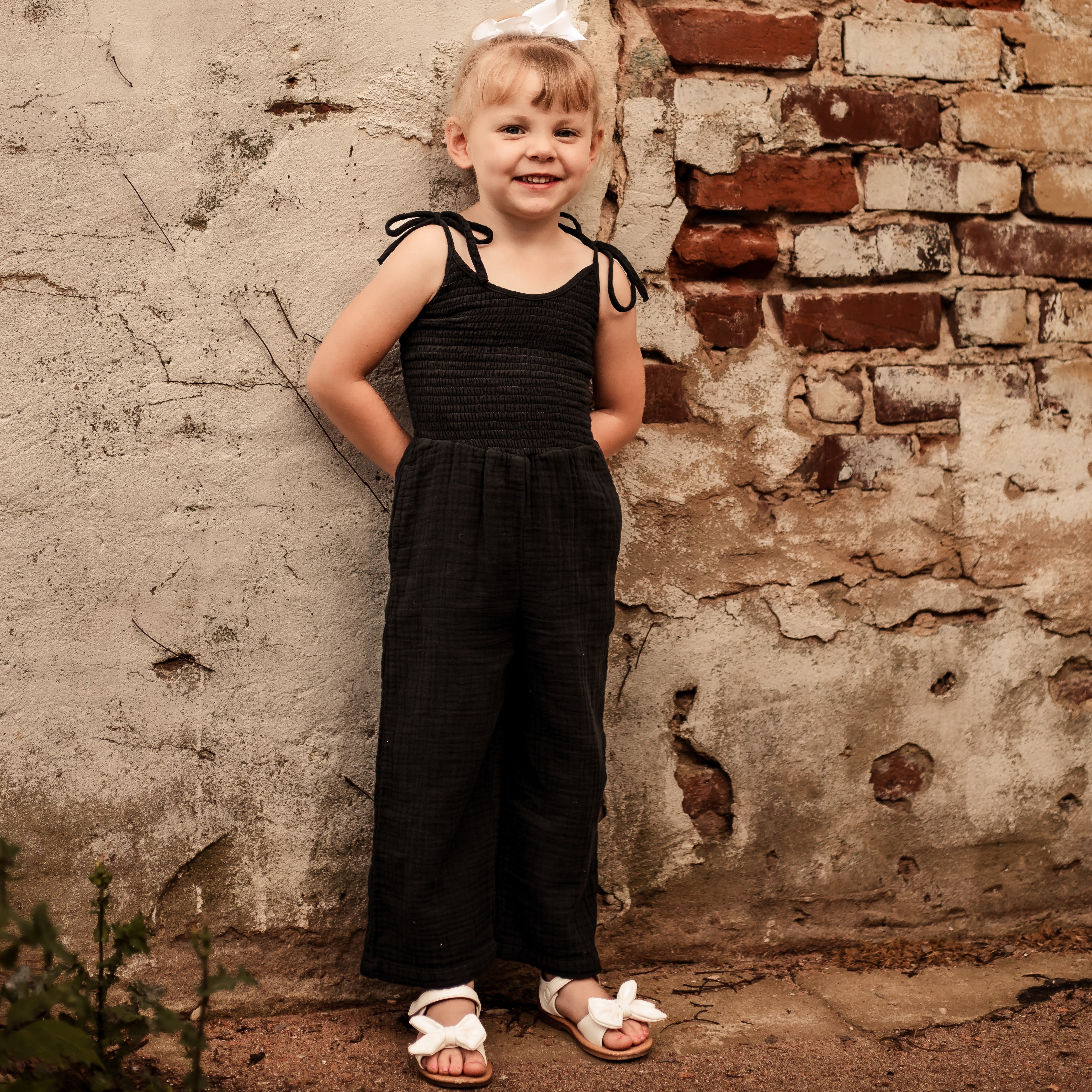 Leena Jumpsuit In Charcoal