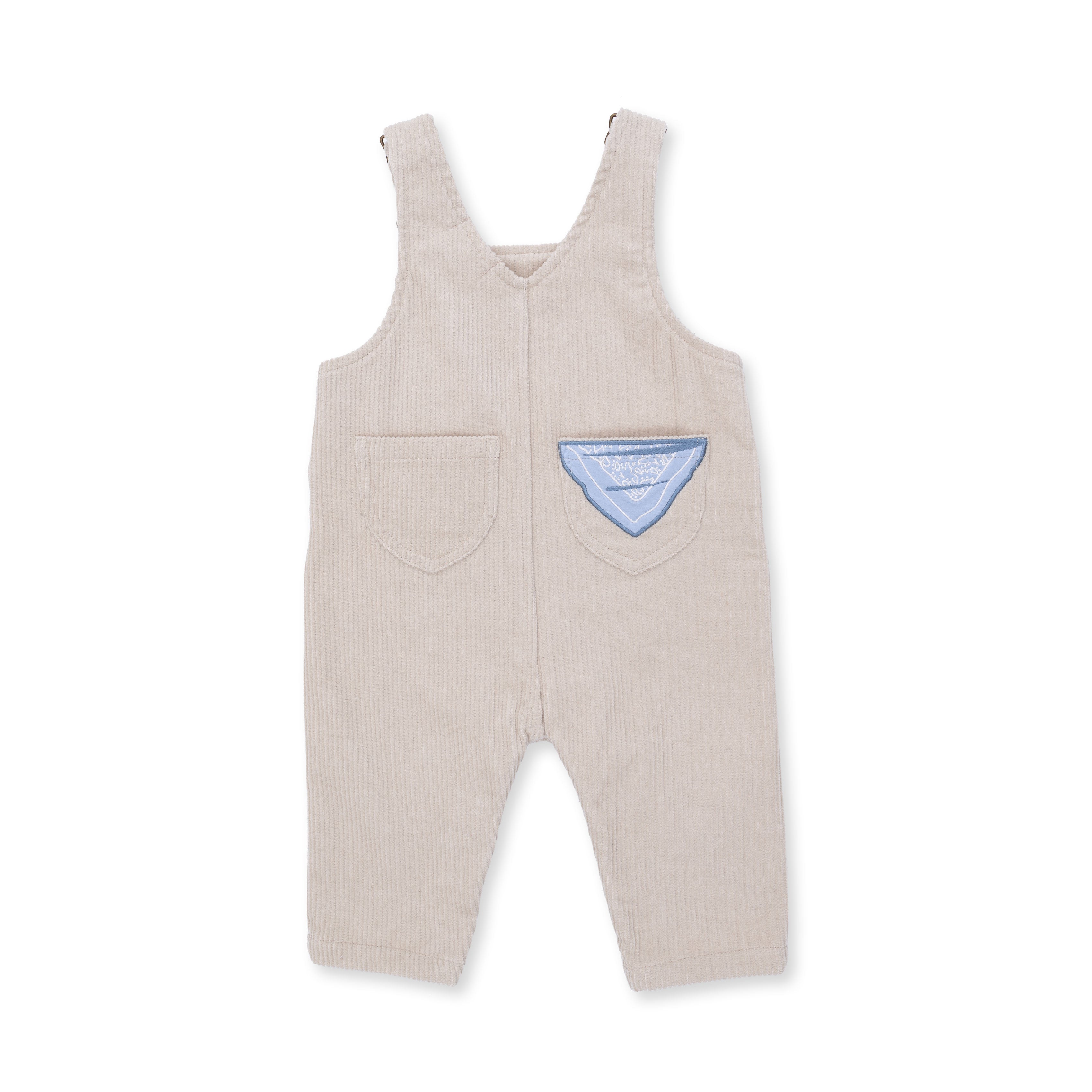 Peyote Corduroy - Uni Old School Overall With Horse Applique