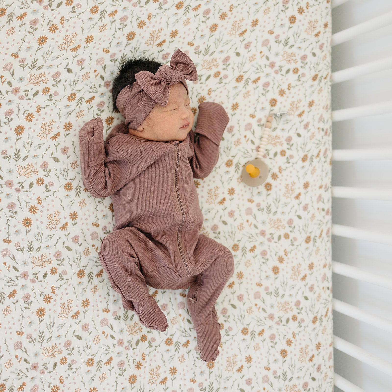 Meadow Floral Crib Sheet