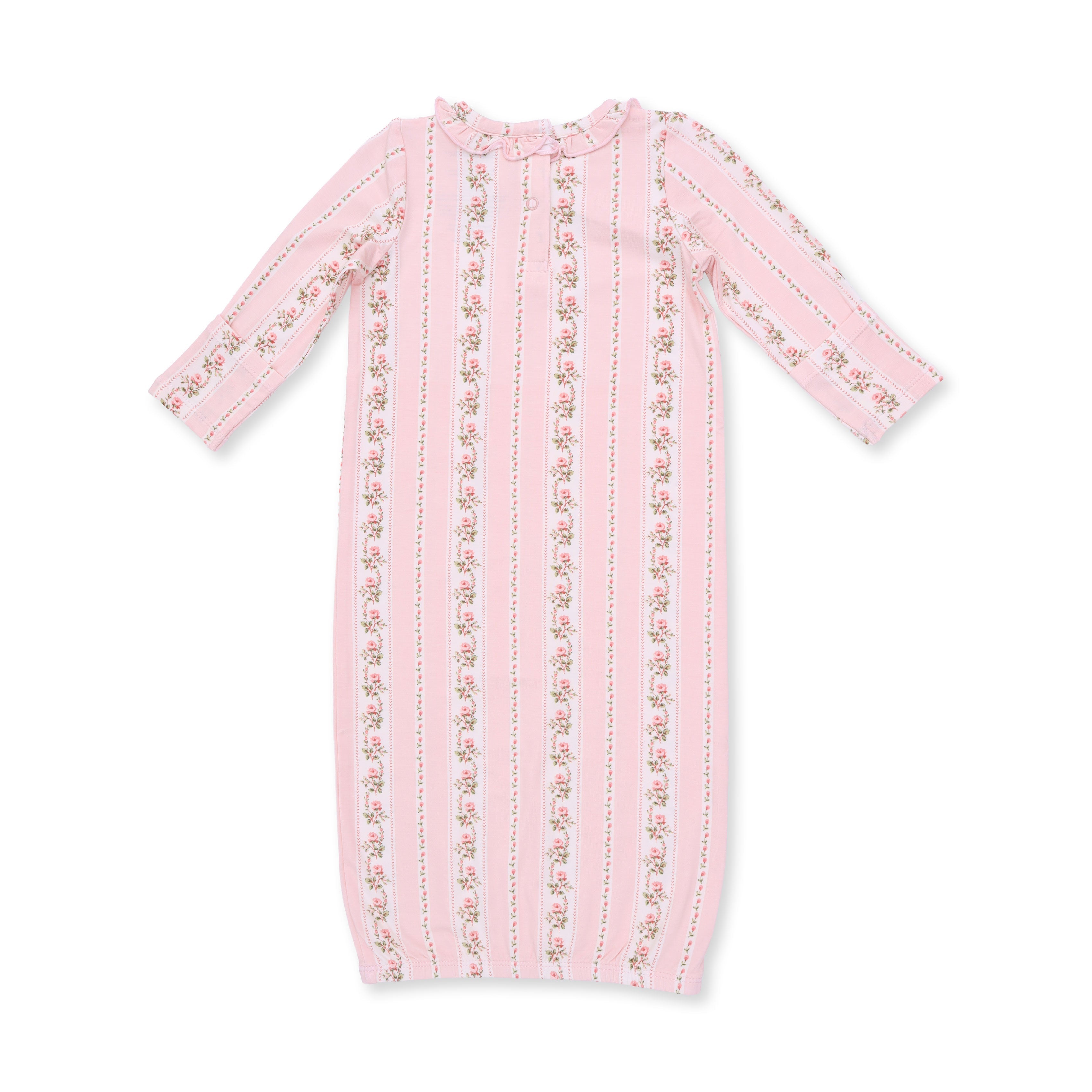 Antoinette Stripe - Kimono Gown And Knotted Hat