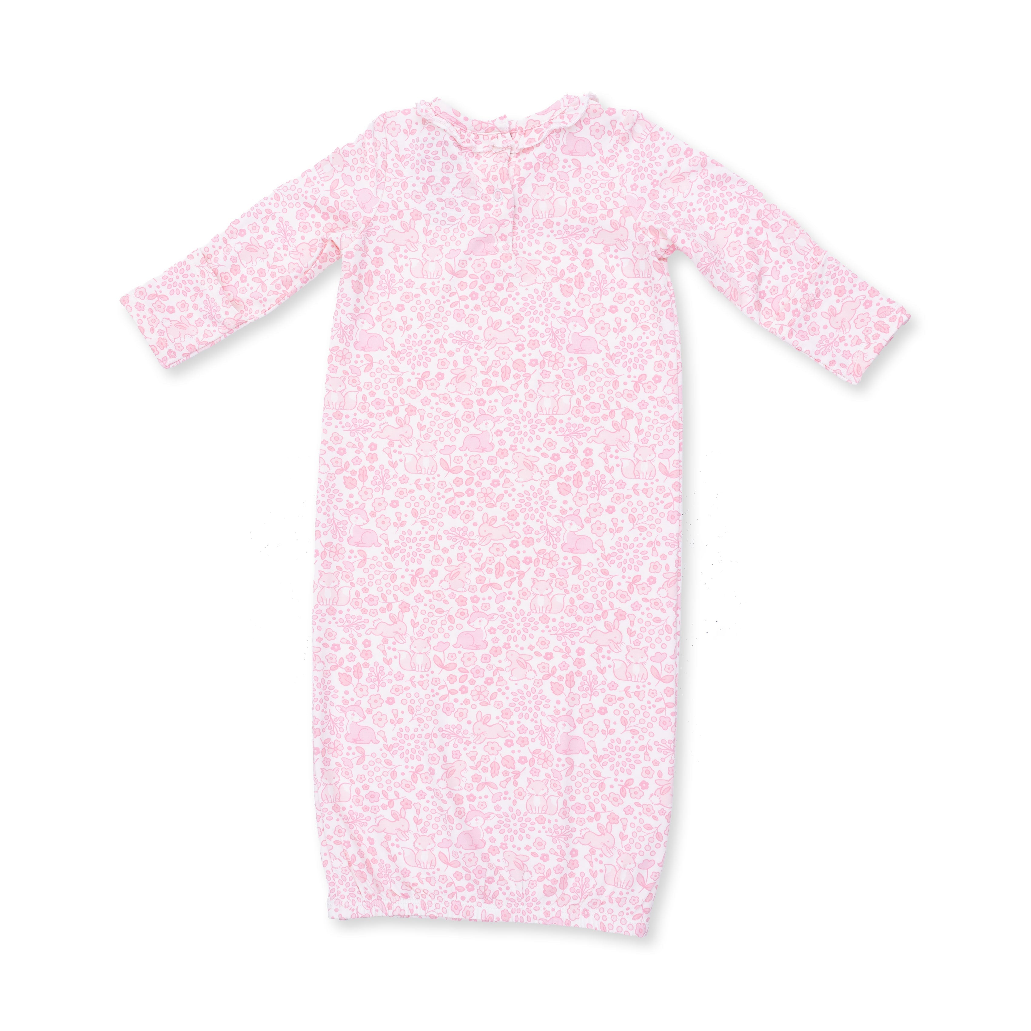 Baby Woodland - Kimono Gown And Knot Headband