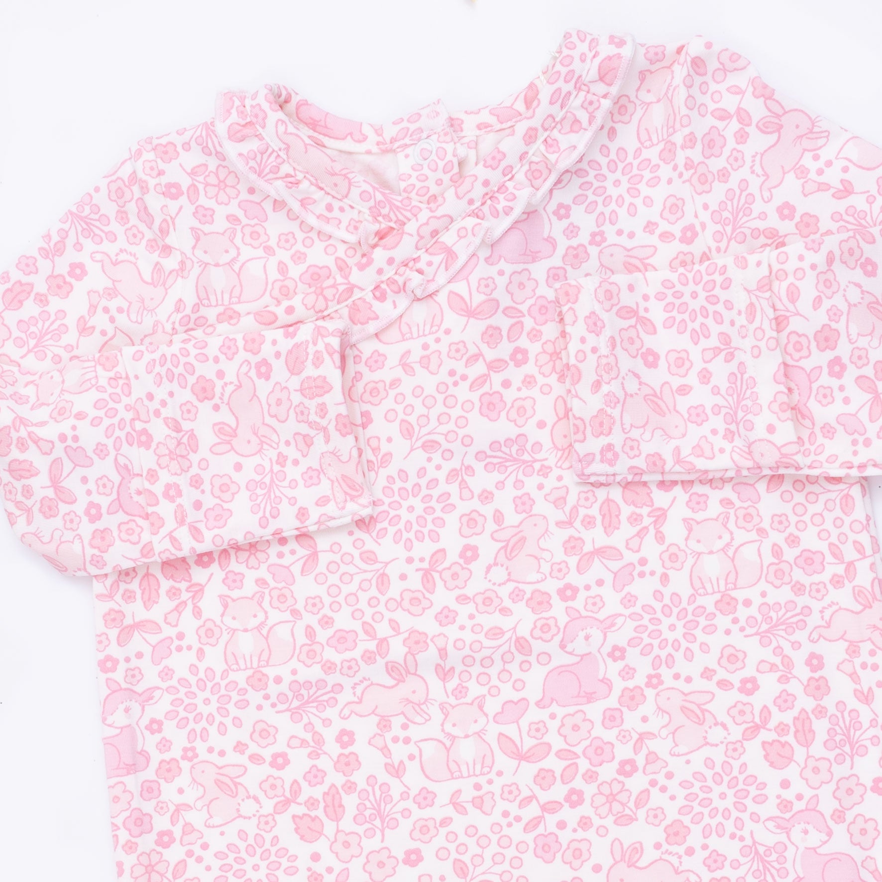 Baby Woodland - Kimono Gown And Knot Headband