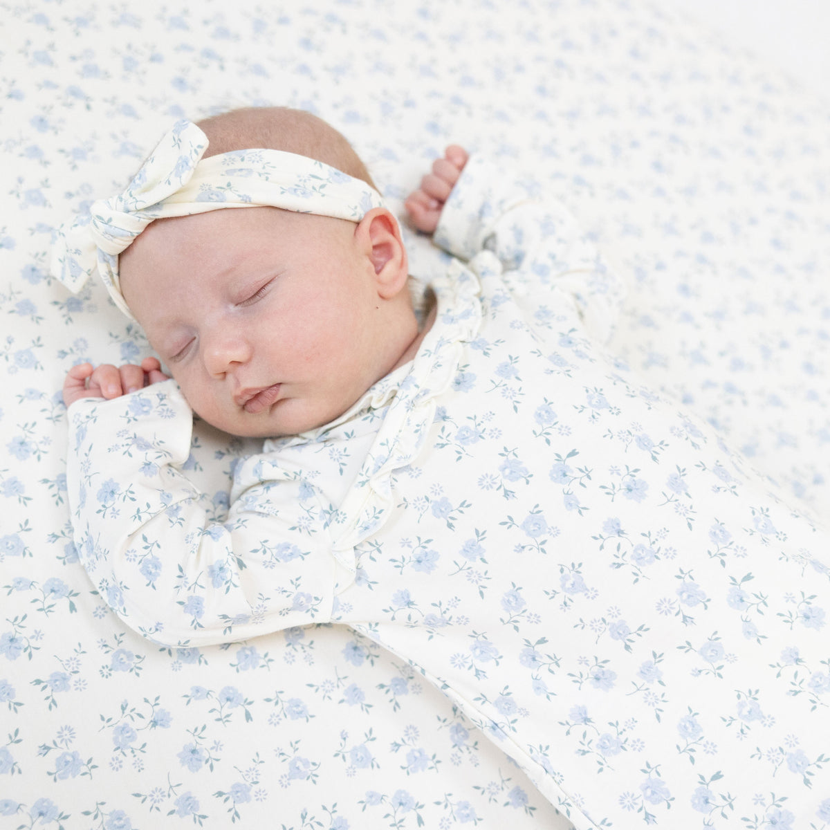 Rose Briar - Kimono Gown And Knot Headband