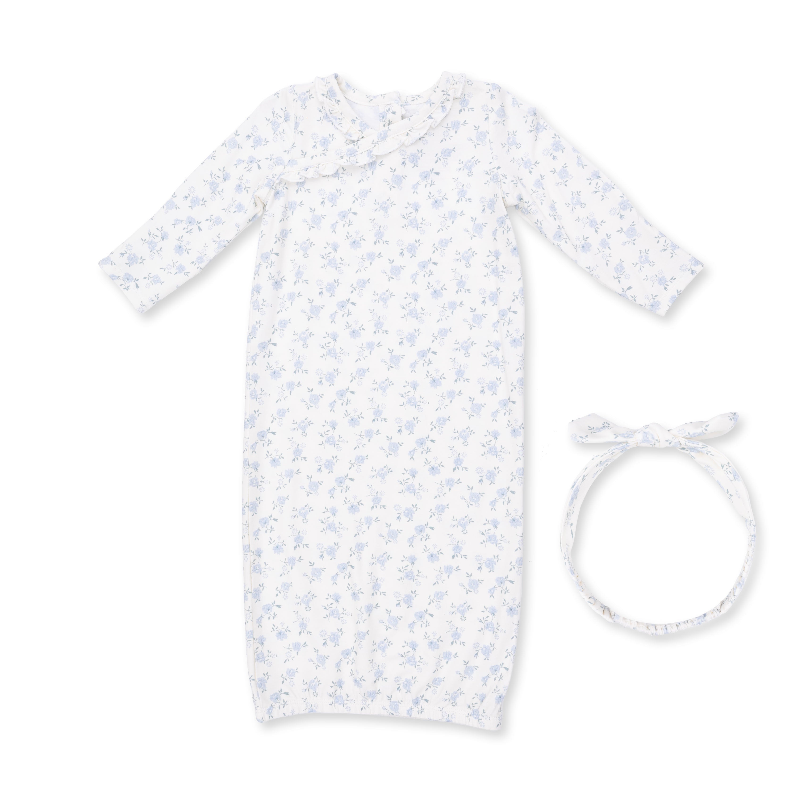 Rose Briar - Kimono Gown And Knot Headband