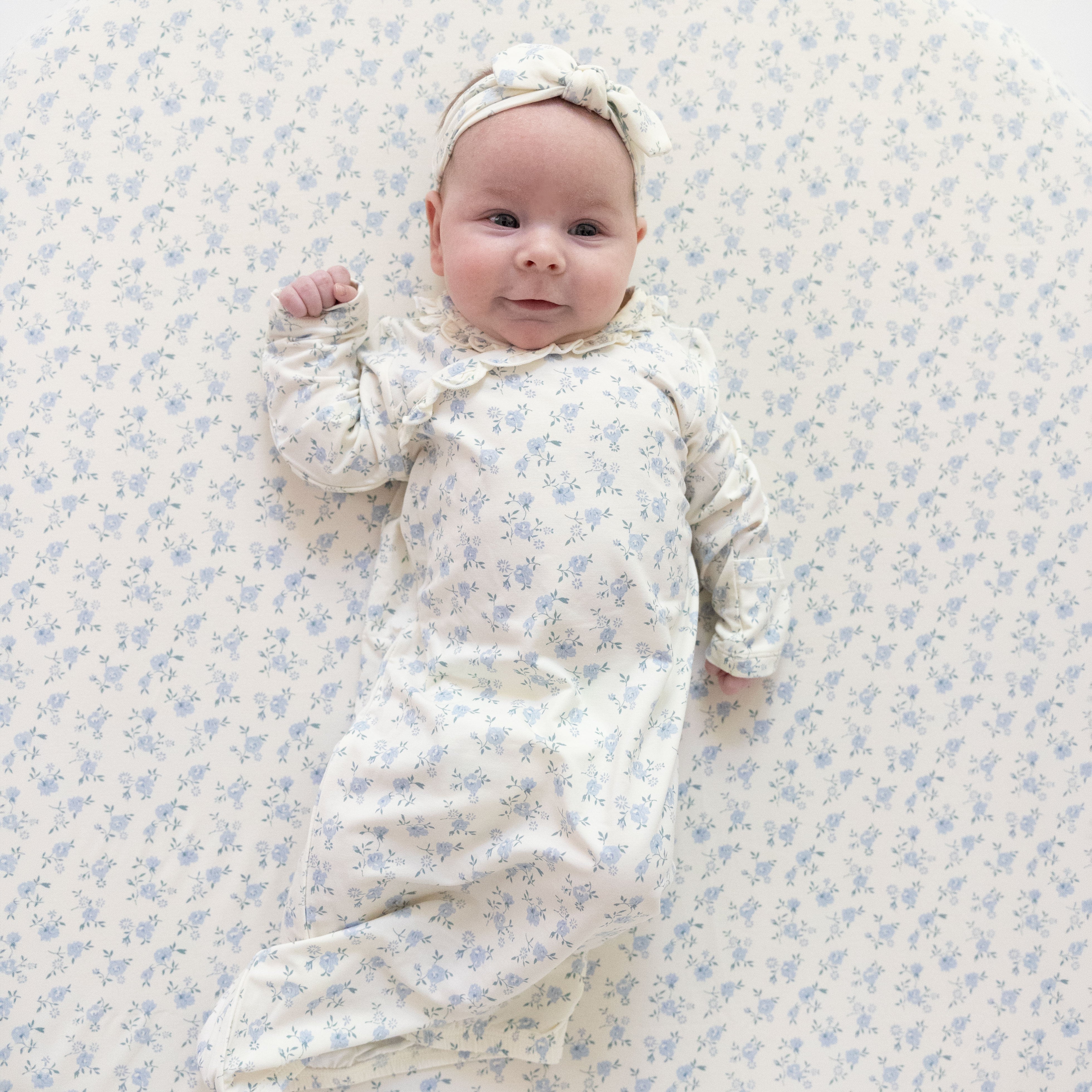 Rose Briar - Kimono Gown And Knot Headband