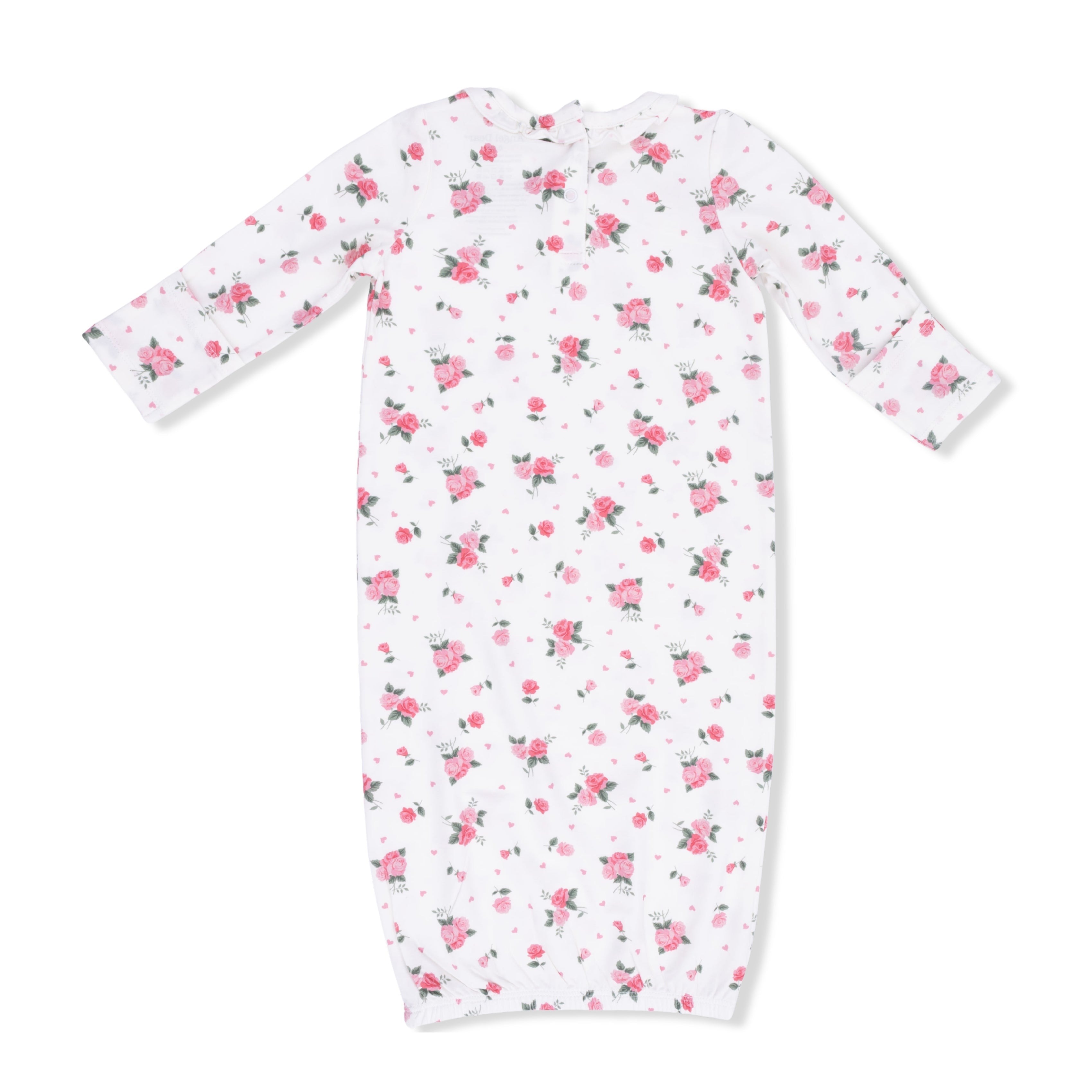 Pink Rosettes - Kimono Gown & Knot Headband