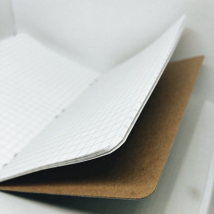 Vintage Vinyl Notebook - 32 Page Memo Book