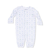 Golf Trellis Blue - Convertible Gown