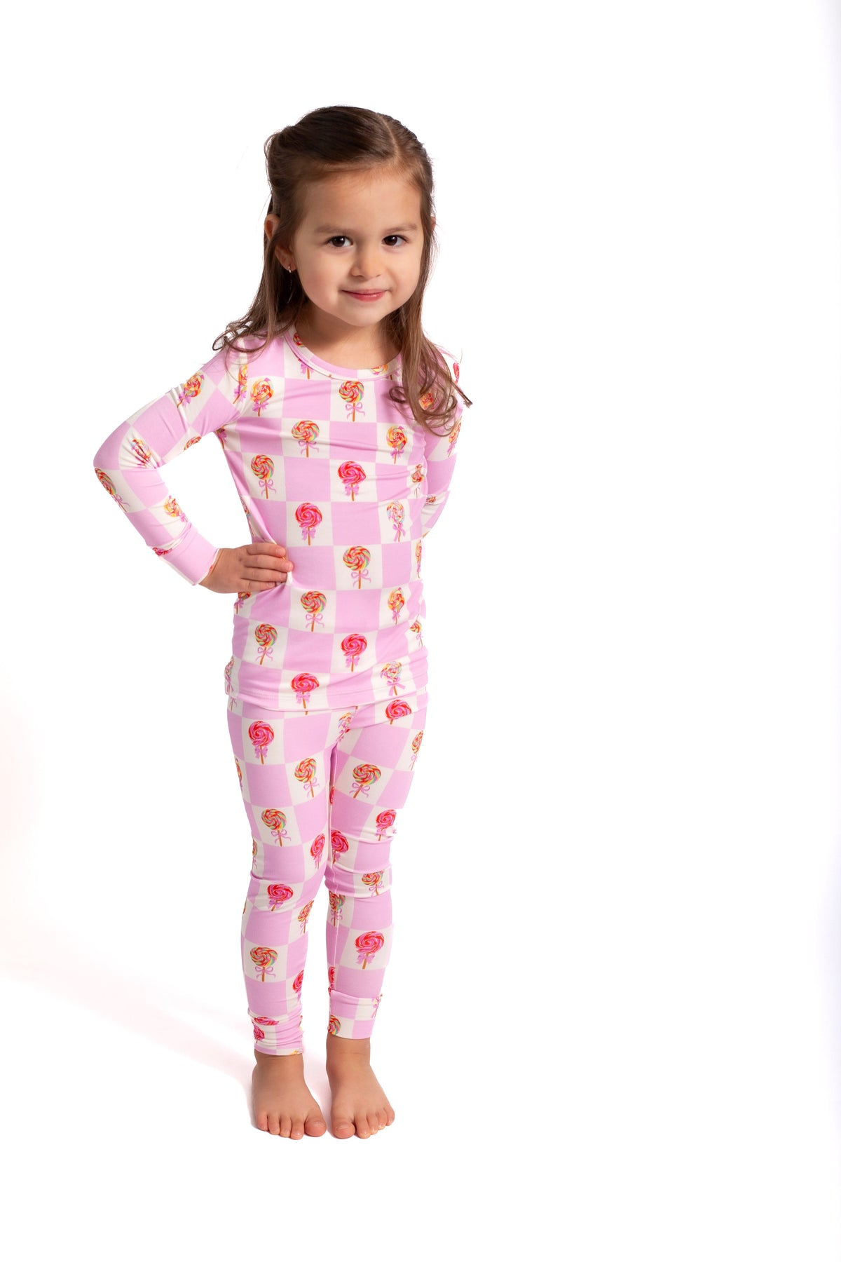 My First Lollipop -2-piece Bamboo Pajamas For Girl