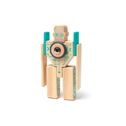 Magbot  magnetic Wooden Blocks  future Collection, 9 Pieces