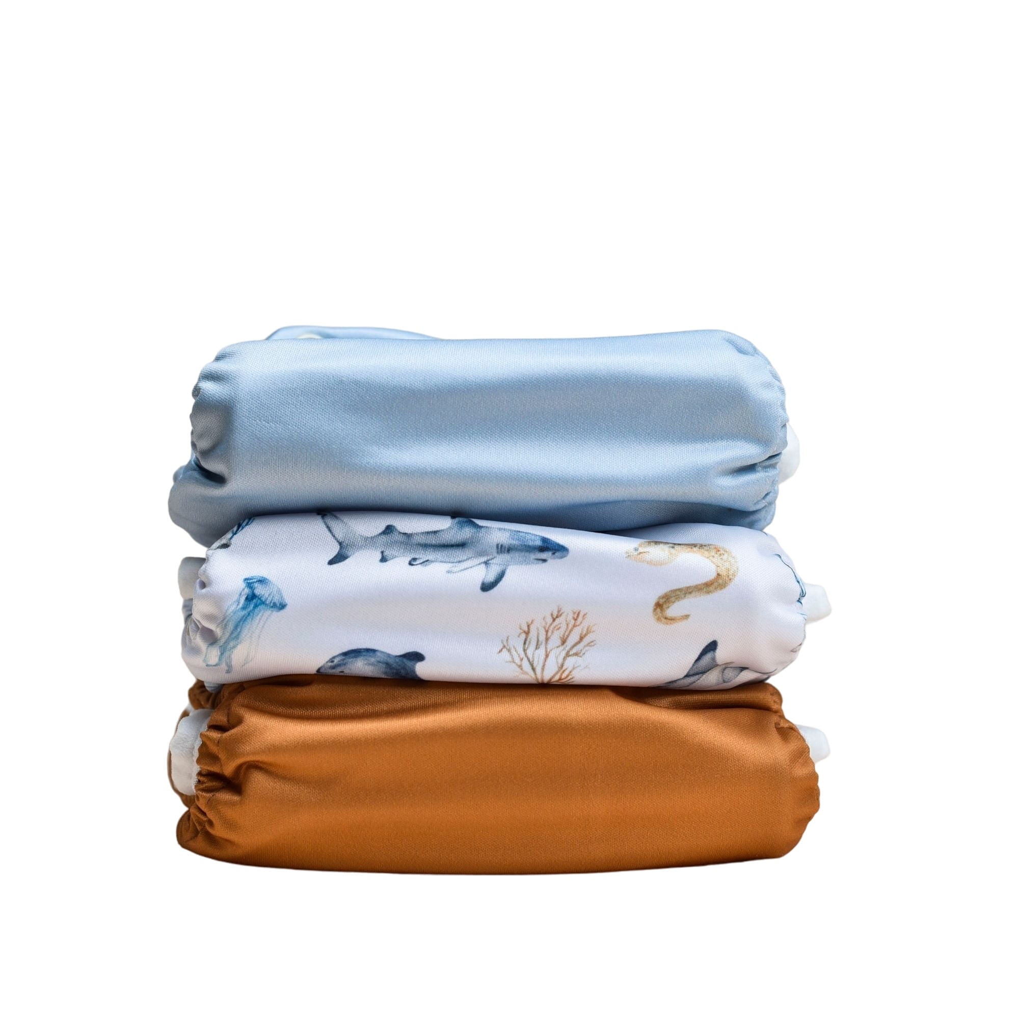 Cloth Diapers - Nature Collection - Set Of 3