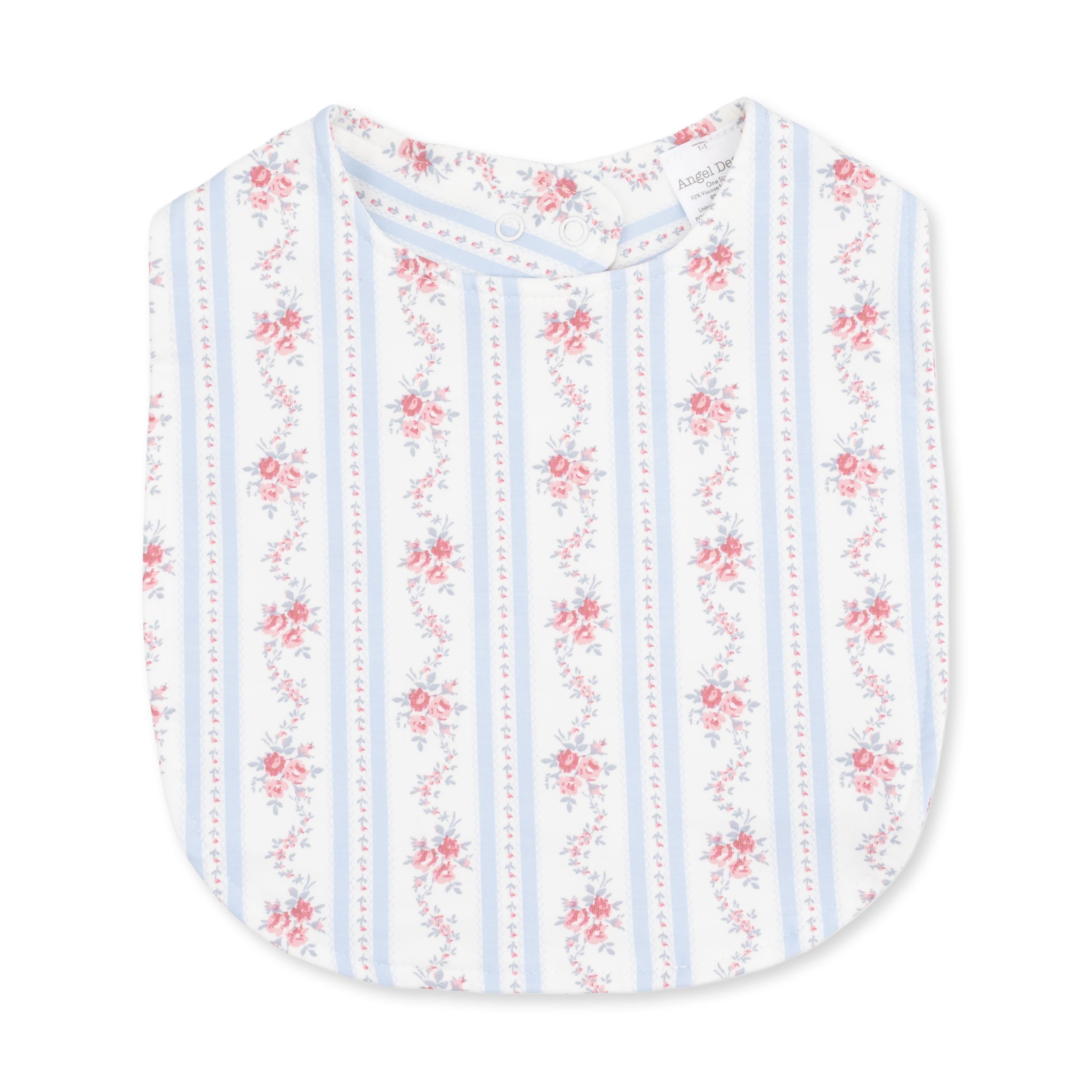 Anna Floral Stripe - Feeding Bib