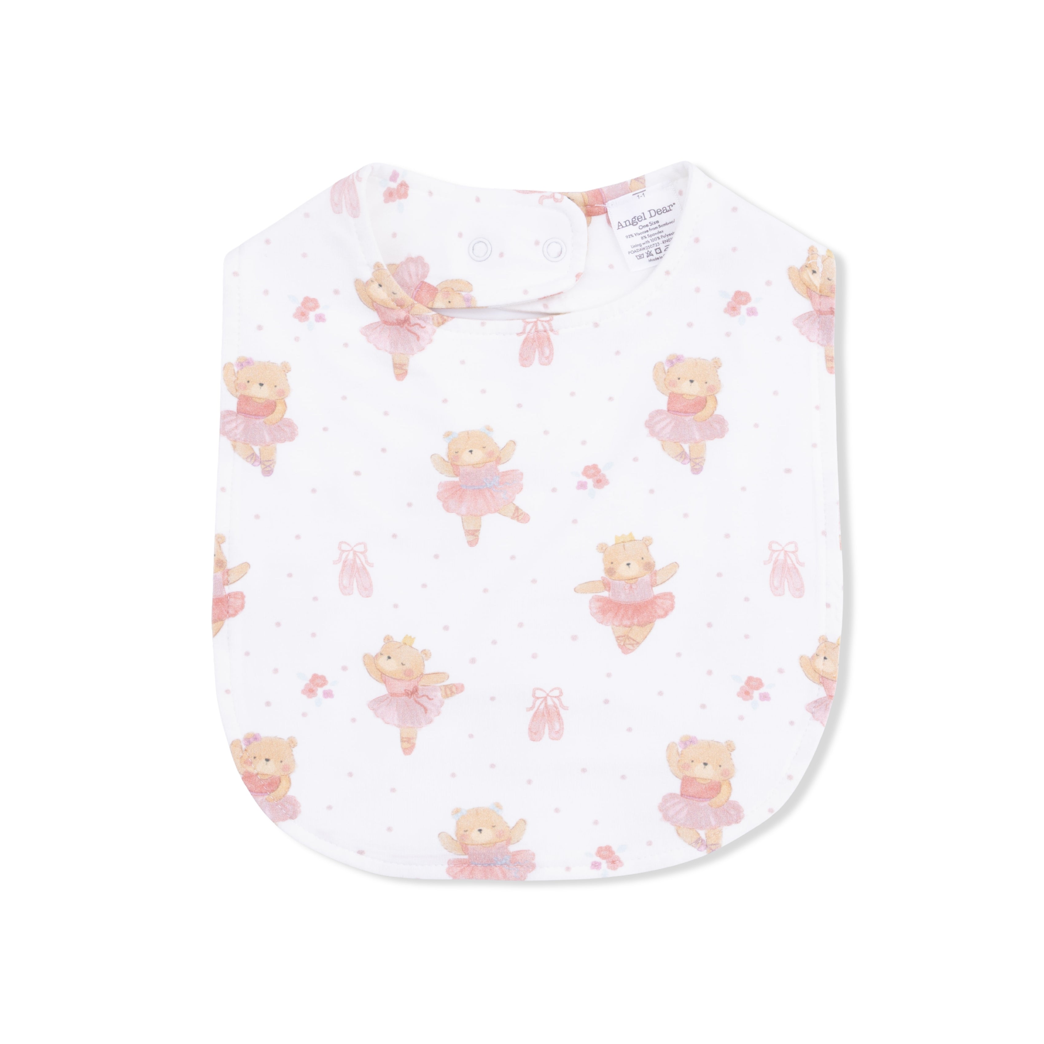 Teddy Bear Ballerina - Feeding Bib