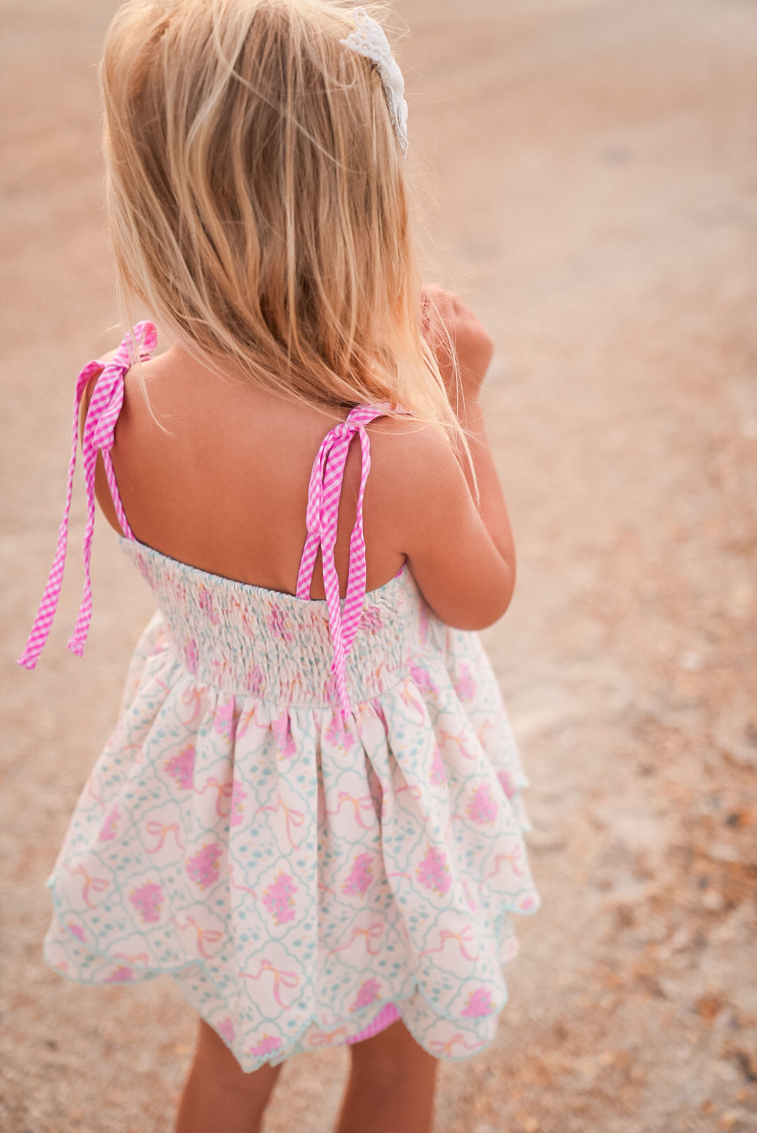 Floral Fancies Scallop Tunic Set