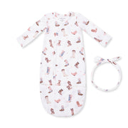 Buckarette Boots - Bundle Gown And Knot Headband