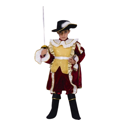 Red Noble Knight Costume - Kids