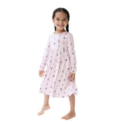 Megan's Bowtiful Hockey Stripe - Twirly Long Sleeve Dress