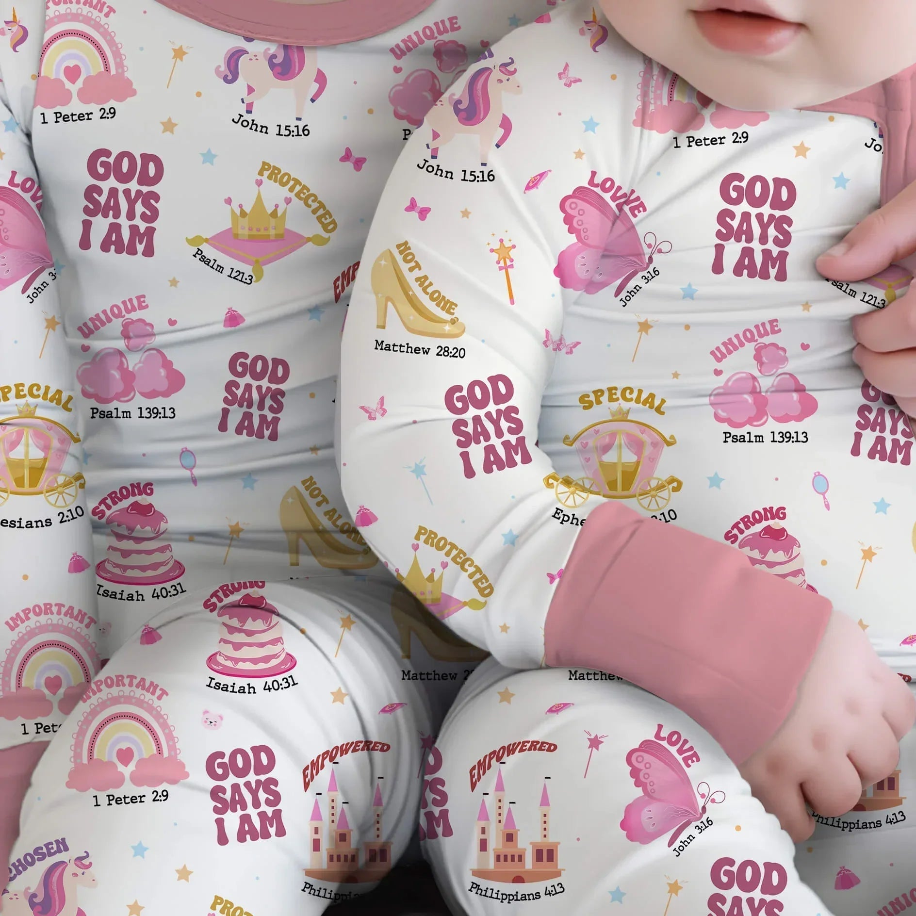 God Says I Am Girl Bamboo Convertible Zippy