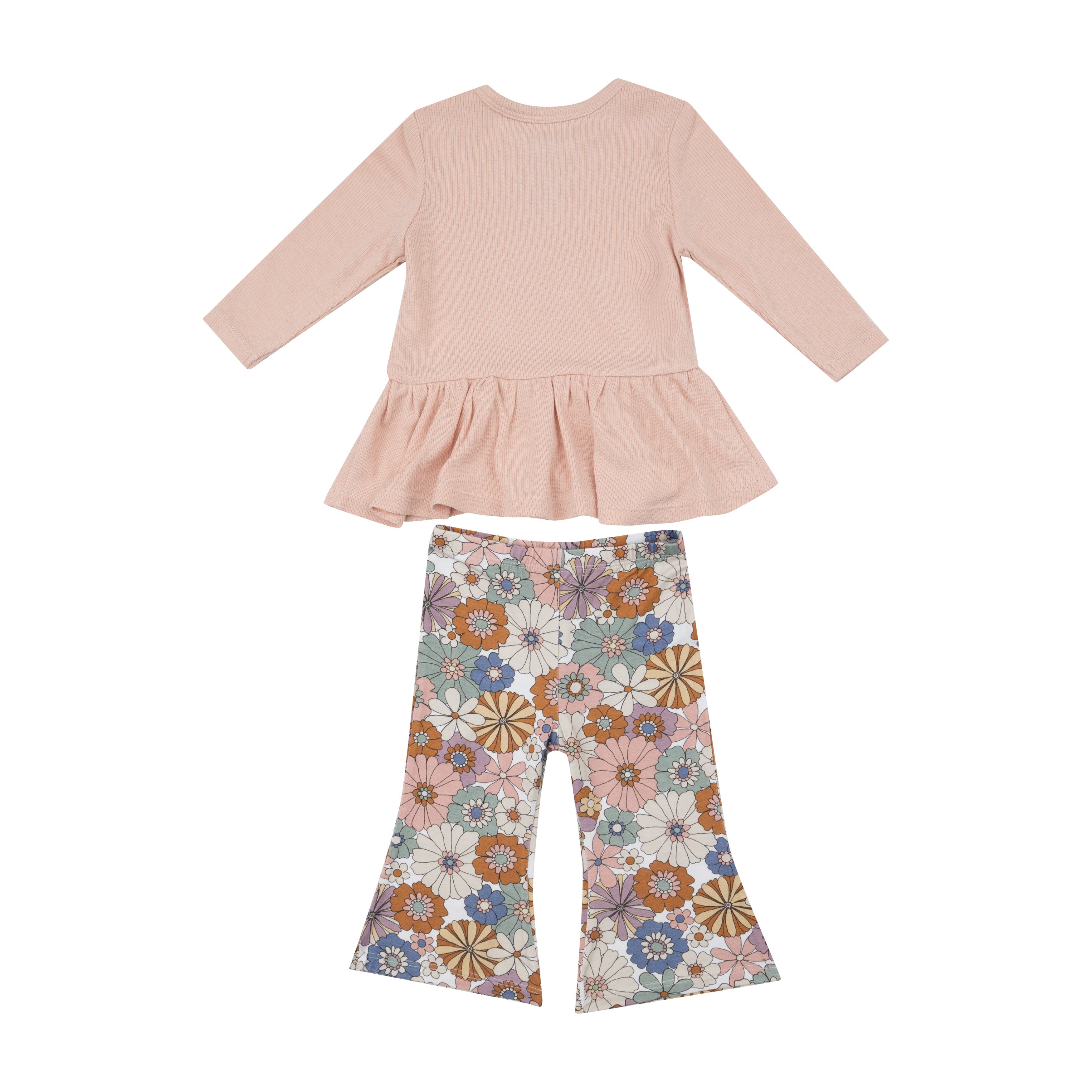 Peplum Top And Baby Bells - Brighton Floral