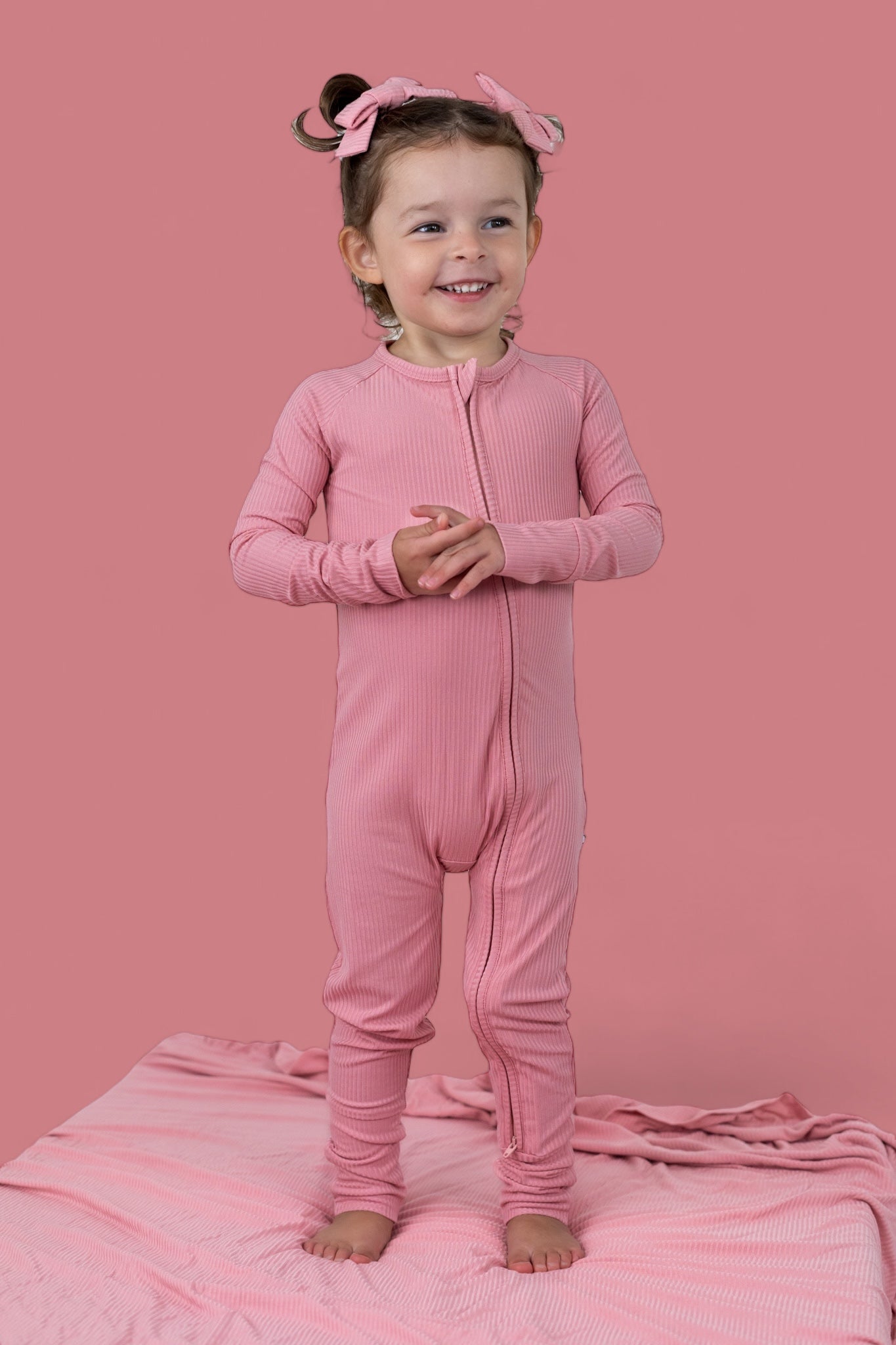 Mauve Rib Dream Romper