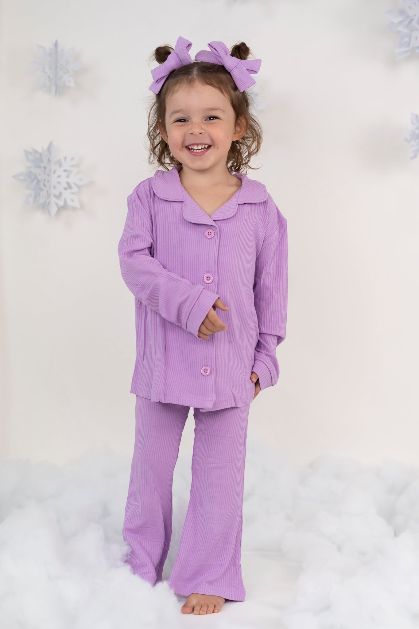 Amethyst Rib Dream Girl's Flare Set