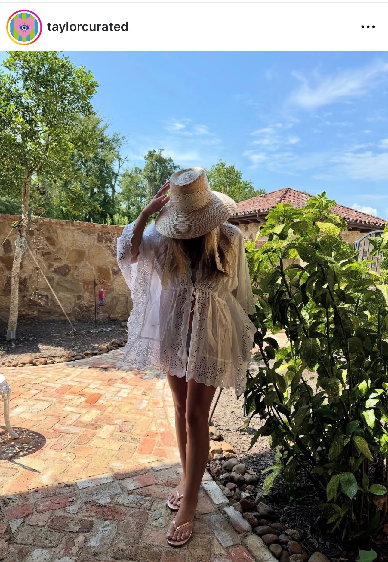 Wildflower Sun Hat - Coral Wide & Short Grosgrain Ribbon