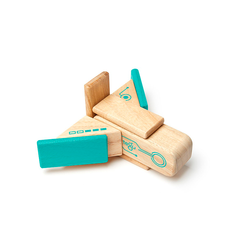 Robo <br>magnetic Wooden Blocks <br>future Collection, 8 Pieces