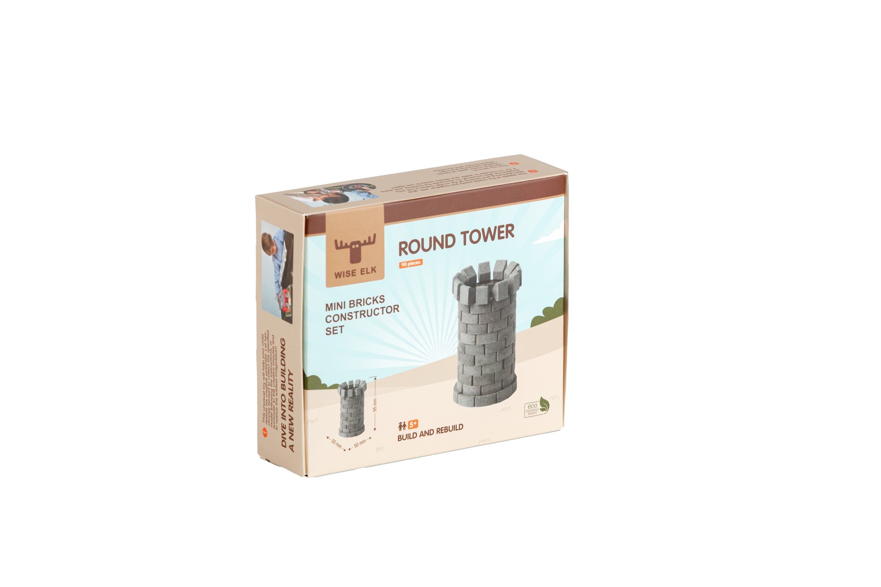 Wise Elk™ Round Tower | 90 pcs. by Wise Elk