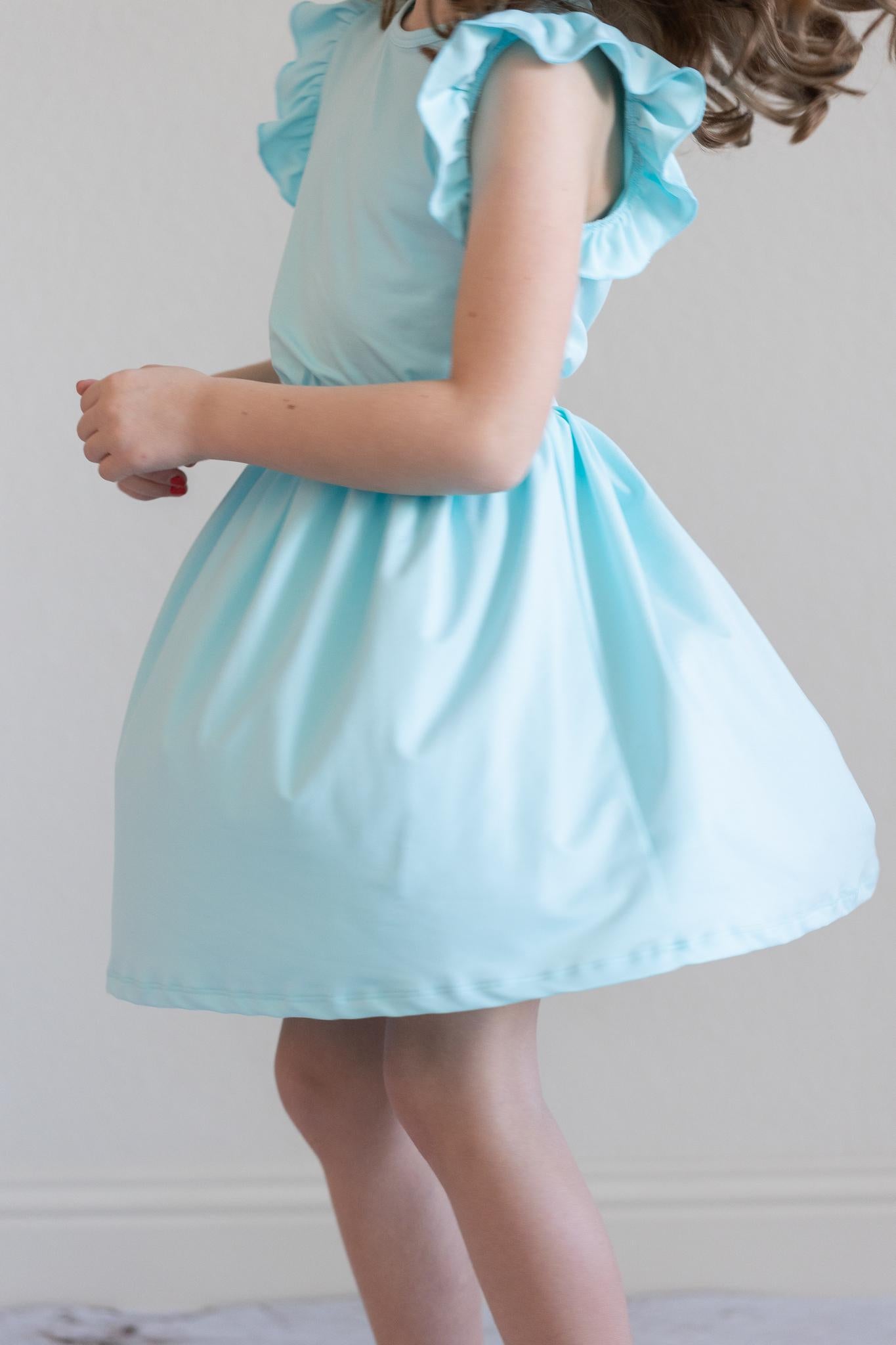 Sale Aqua Twirl Skirt