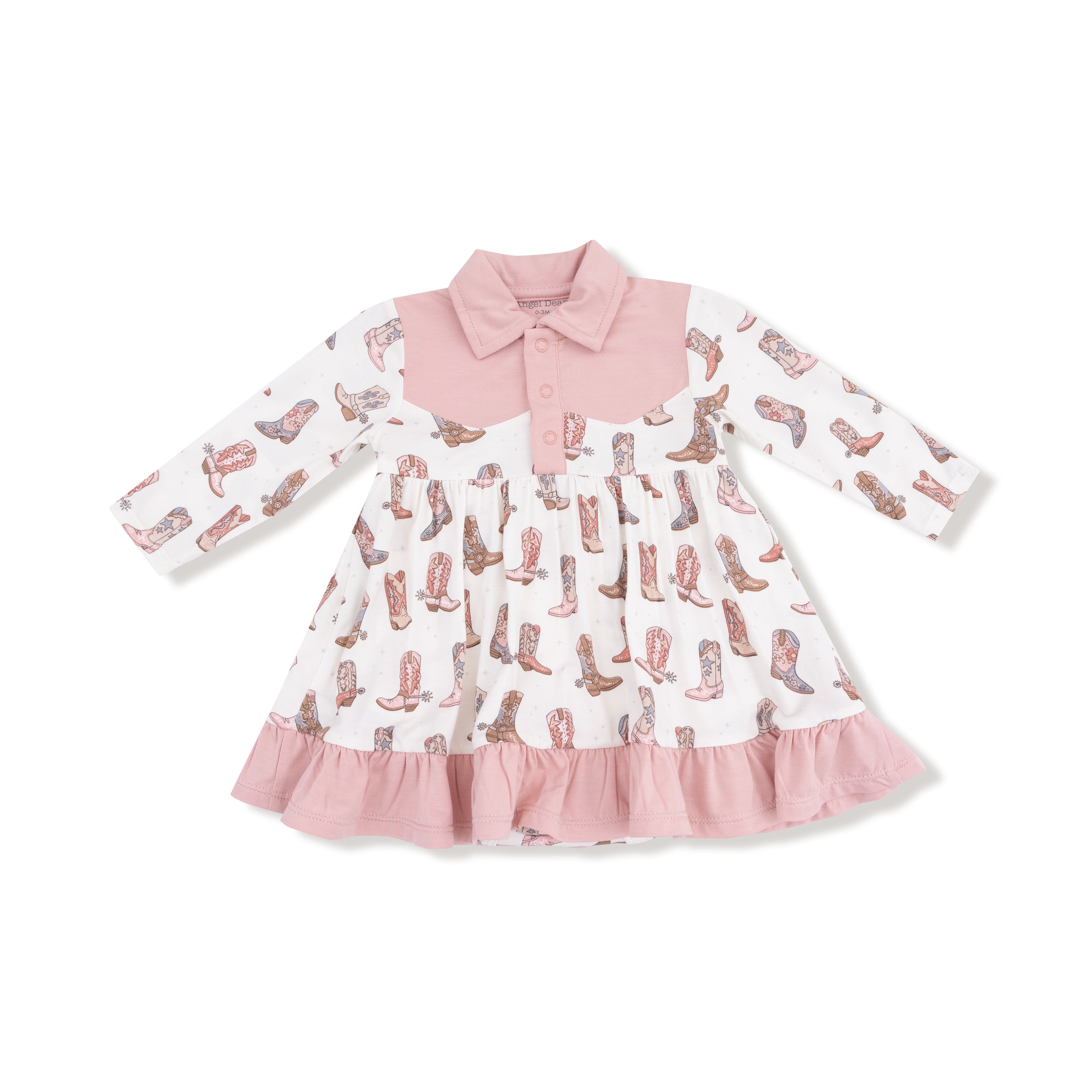 Long Sleeve Cowgirl Bodysuit Dress