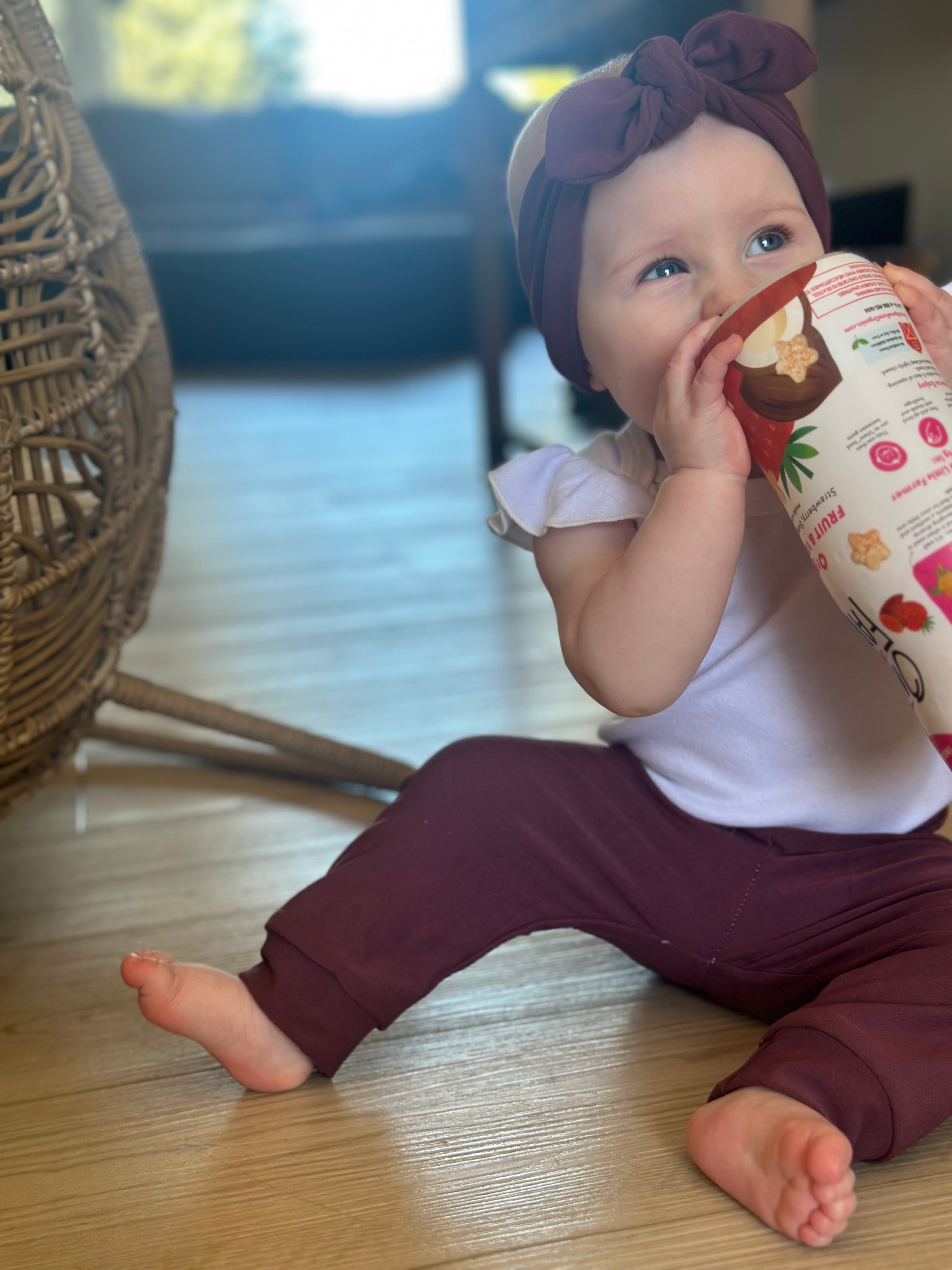 Berry • Infant/toddler Joggers
