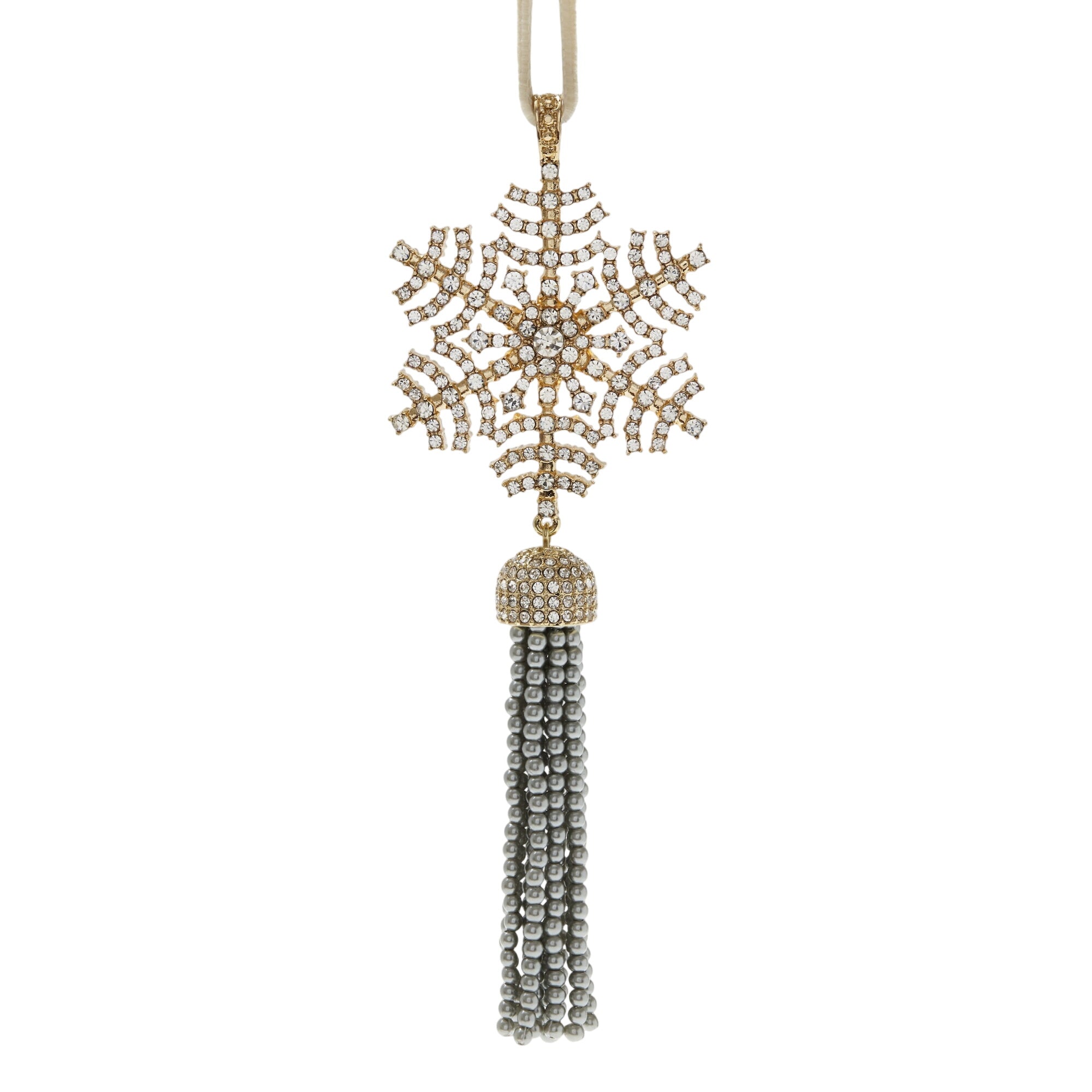 Snowflake Tassel Hanging Ornament