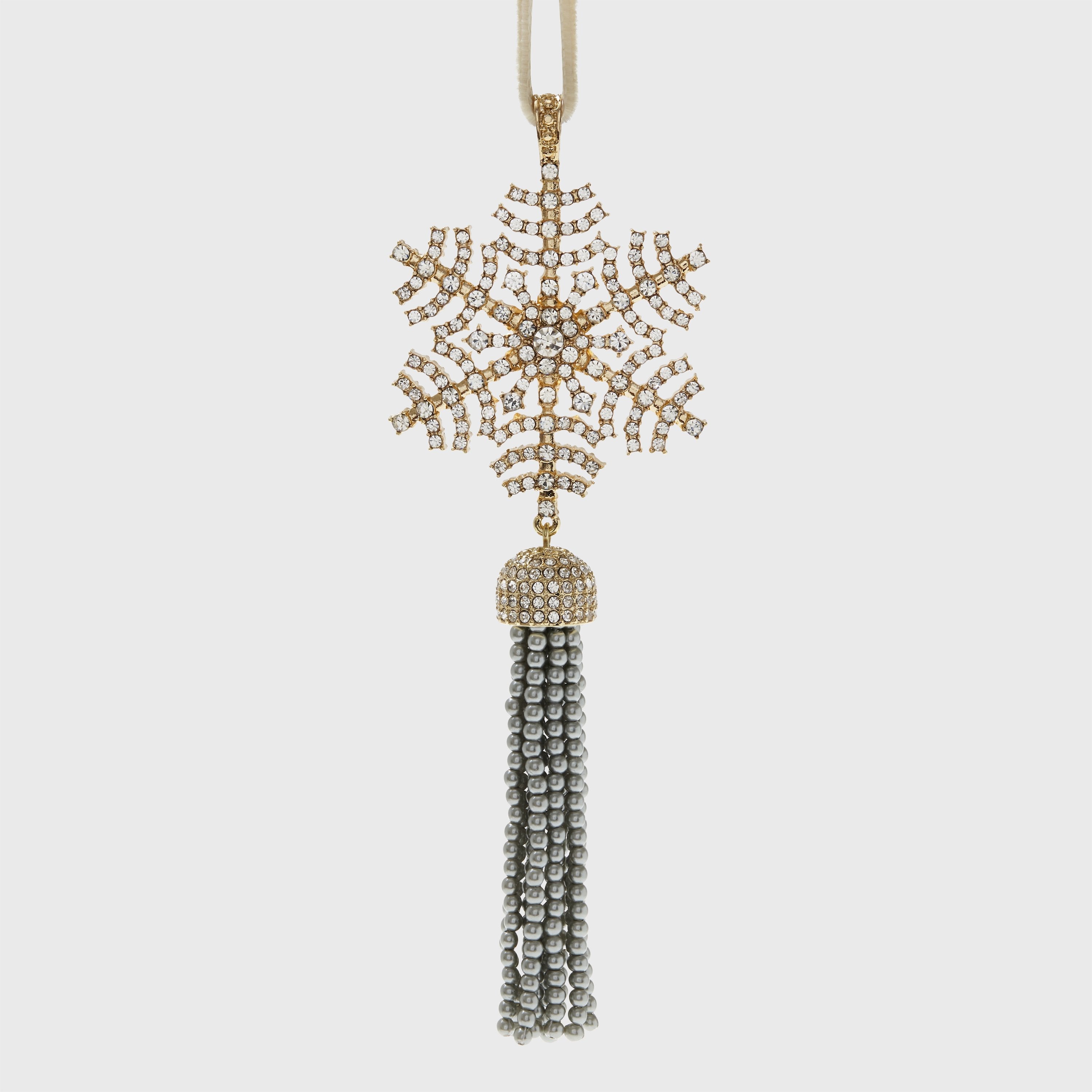 Snowflake Tassel Hanging Ornament