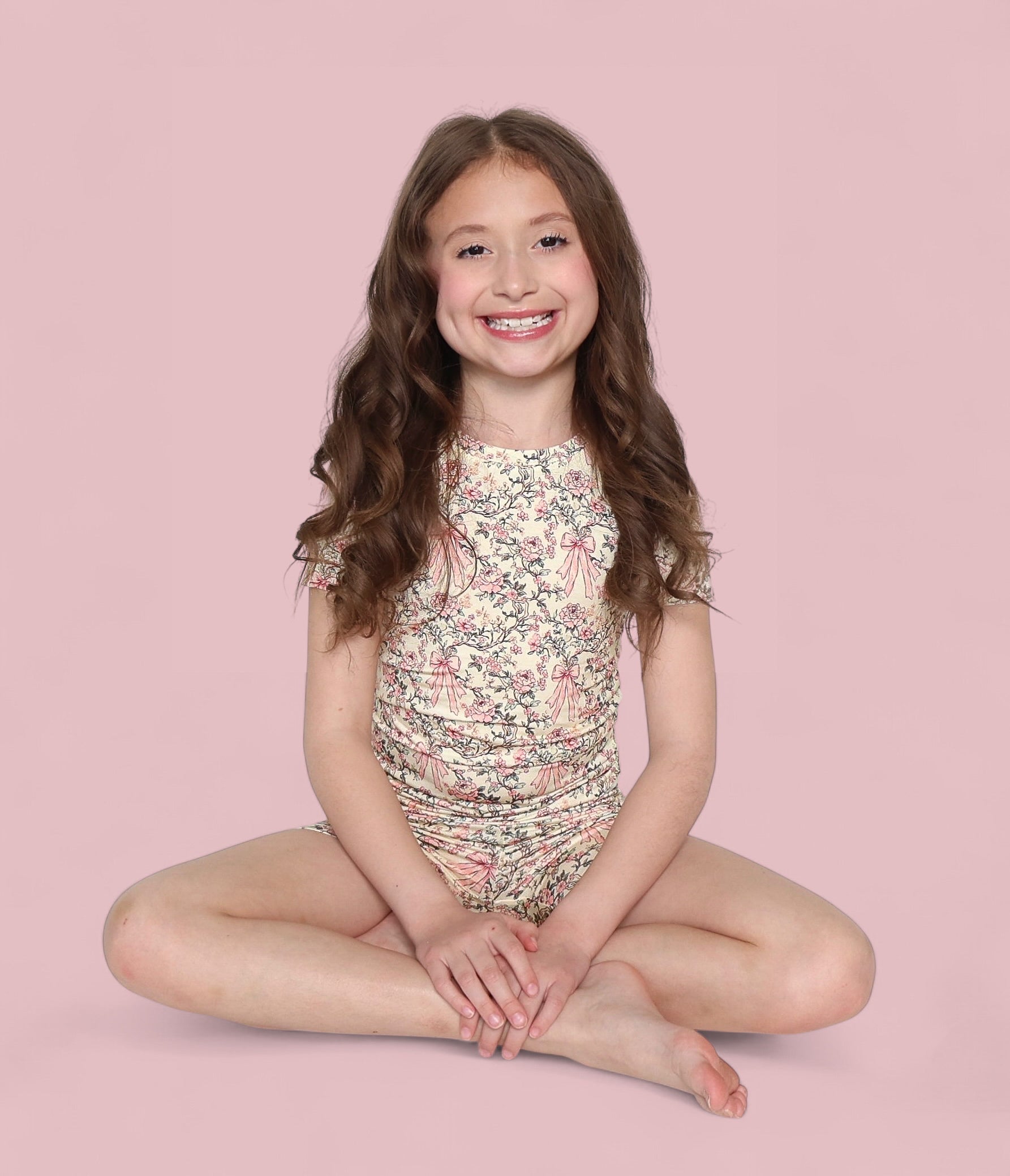 Victorian Bloom Dream Short Set