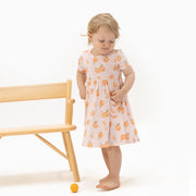 Sweet Peach - Twirly Dress With Cartwheel Short