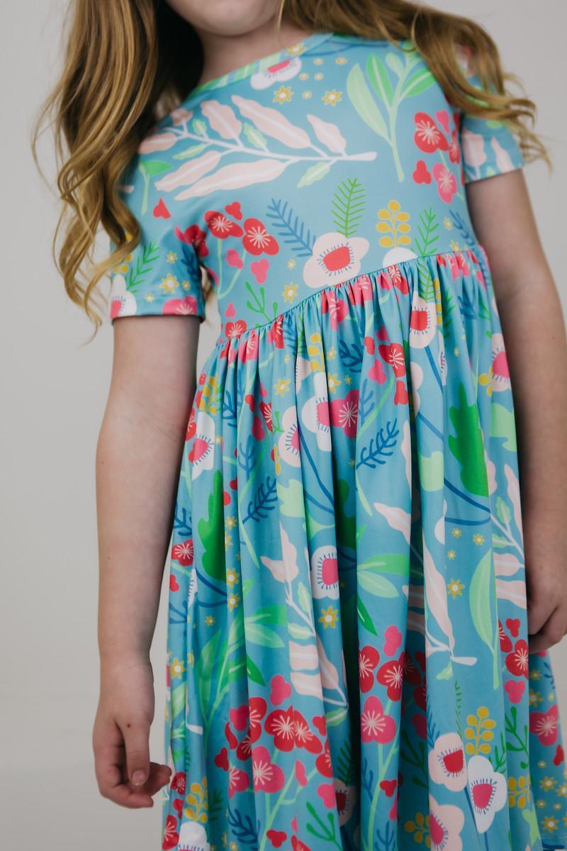 Spring Breeze S/s Twirl Dress